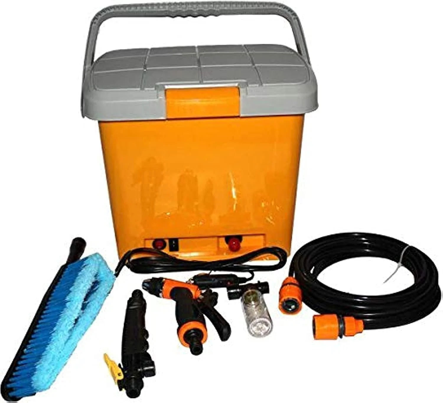 کارواش فشار قوی قابل حمل، پمپ برقی فشار قوی قابل حمل، کیت کارواش خود مکش DC12V