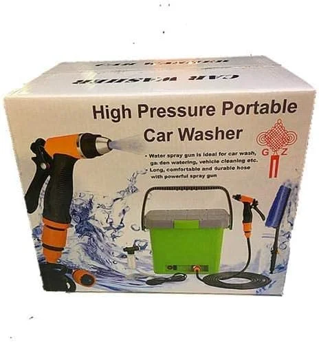 کارواش فشار قوی قابل حمل، پمپ برقی فشار قوی قابل حمل، کیت کارواش خود مکش DC12V