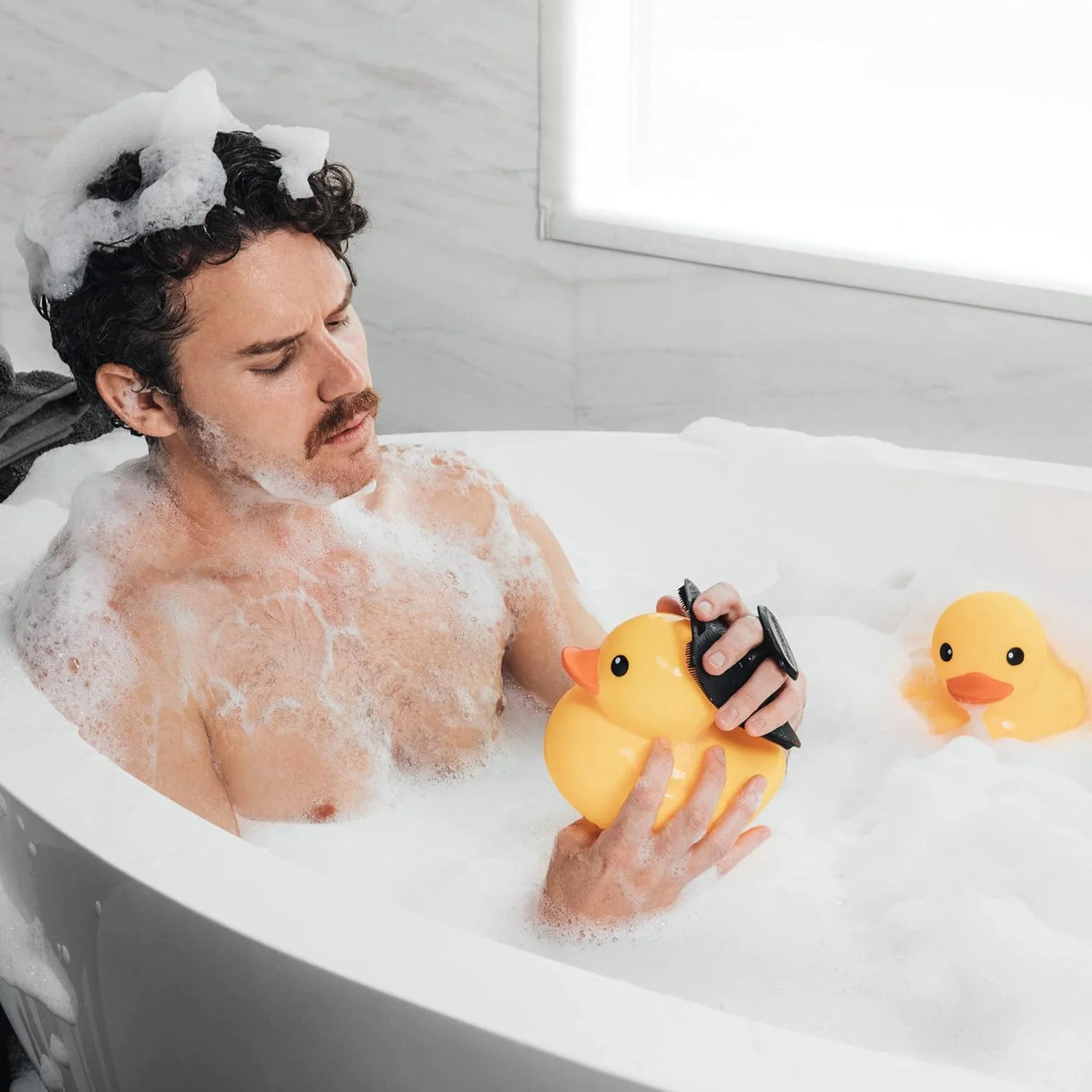 MANSCAPED ® The Body Buffer Premium Silicone Scrubber for Nourishing, Cleaning & Exfoliating Your Skin - Lather Boosting Bristles with Ergonomic No-Slip Handle, Long-Lasting & Easy to Clean (1-Pack) MANSCAPED ® The Body Buffer Premium Silicone Scrubber for Nourishing, Cleaning & Exfoliating Your Skin - Lather Boosting Bristles with Ergonomic No-Slip Handle, Long-Lasting & Easy to Clean (1-Pack)