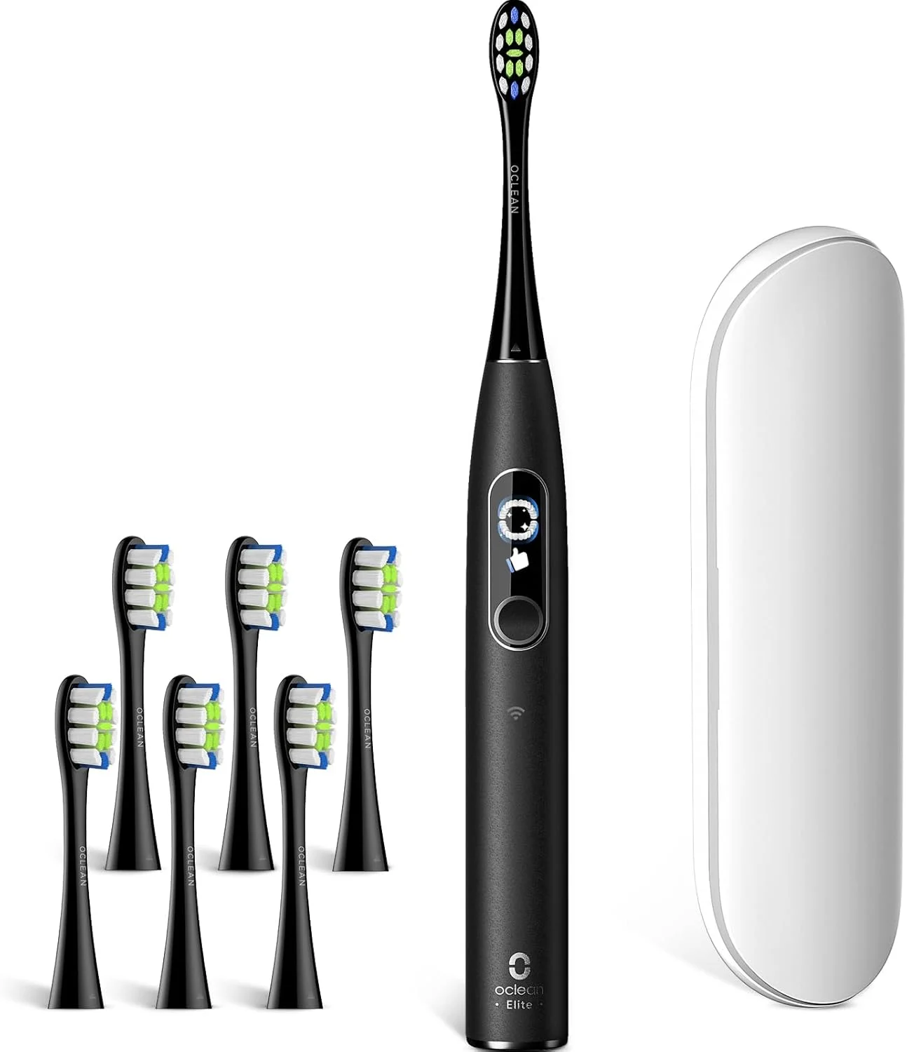 Oclean X Elite 10 Electric Toothbrush Set, 5 Cleaning Modes Sonic Toothbrush with Timer, 12 Range Tracking, Travel Toothbrush with Travel Case, Sonic Electric Toothbrush with 6 Brush Heads, 45 dB Oclean X Elite 10 Electric Toothbrush Set, 5 Cleaning Modes Sonic Toothbrush with Timer, 12 Range Tracking, Travel Toothbrush with Travel Case, Sonic Electric Toothbrush with 6 Brush Heads, 45 dB