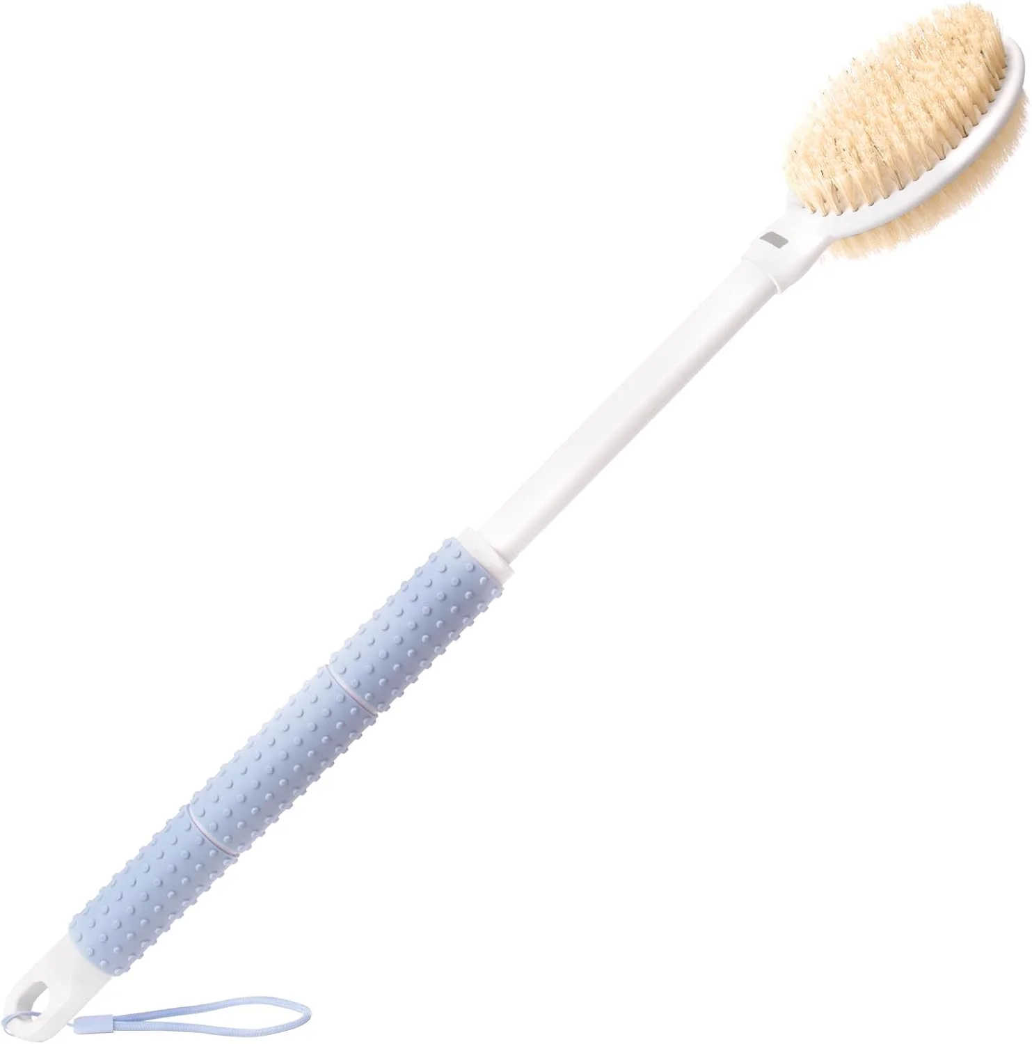 برس اسکرابر پشت Wiseten، برس بدن با دسته جمع شونده بلند 43 تا 60 سانتی متری، برس دوش با موهای زبر و نرم، برس لایه بردار پشت برای زنان، مردان و سالمندان