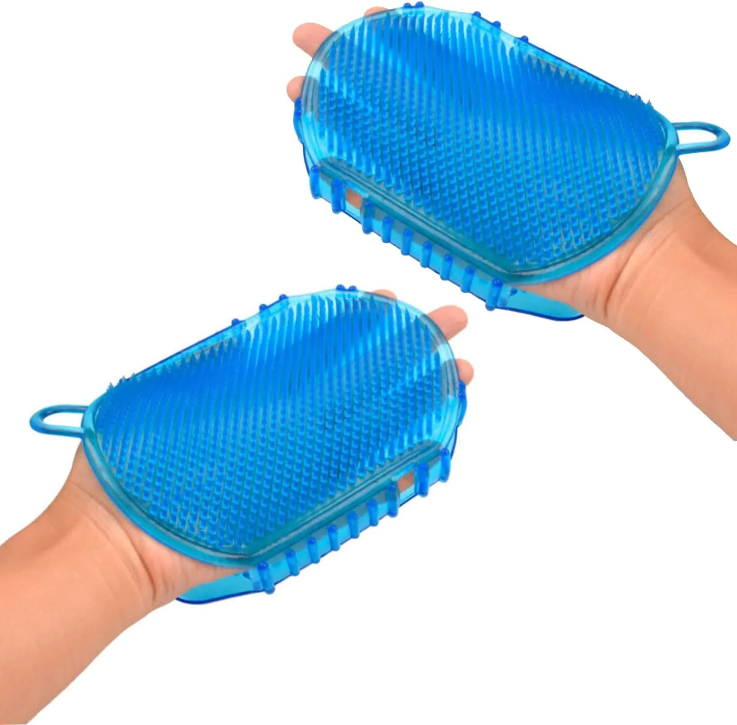 Yeesabella 2 PCS Silicone Massage Glove Anti Cellulite Massage Brush Bathing Massage Glove Massager Relaxation Tool Smooth Slimming