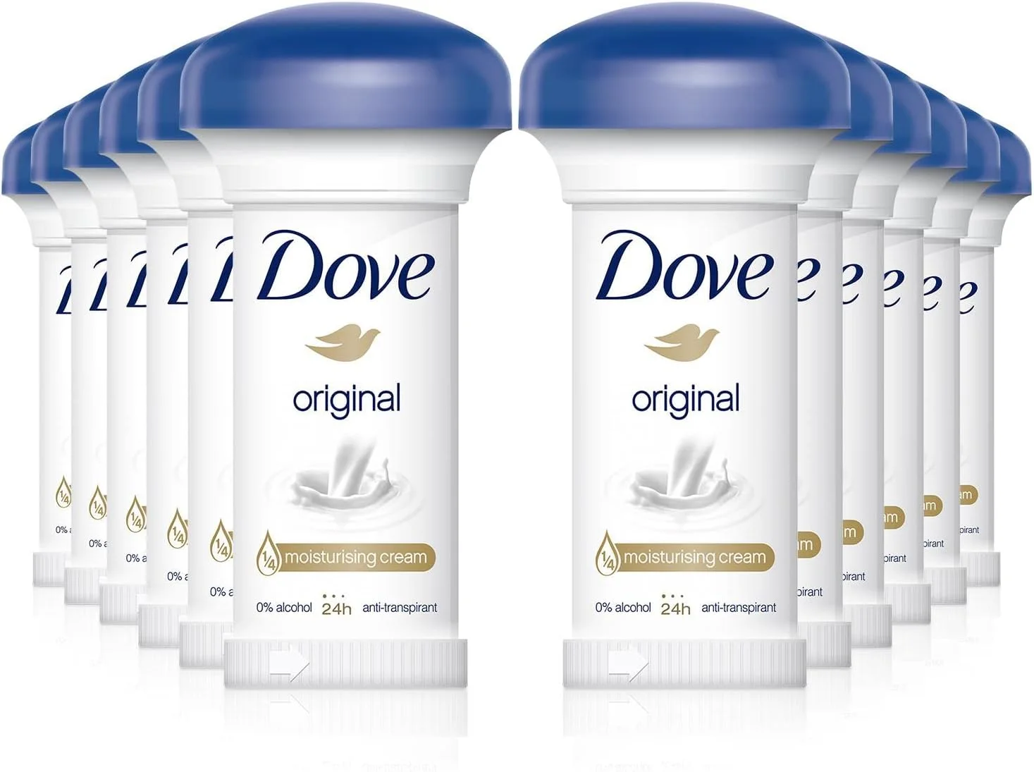 کرم ضد تعریق Dove Original، 50 میلی لیتر، بسته 12 عددی