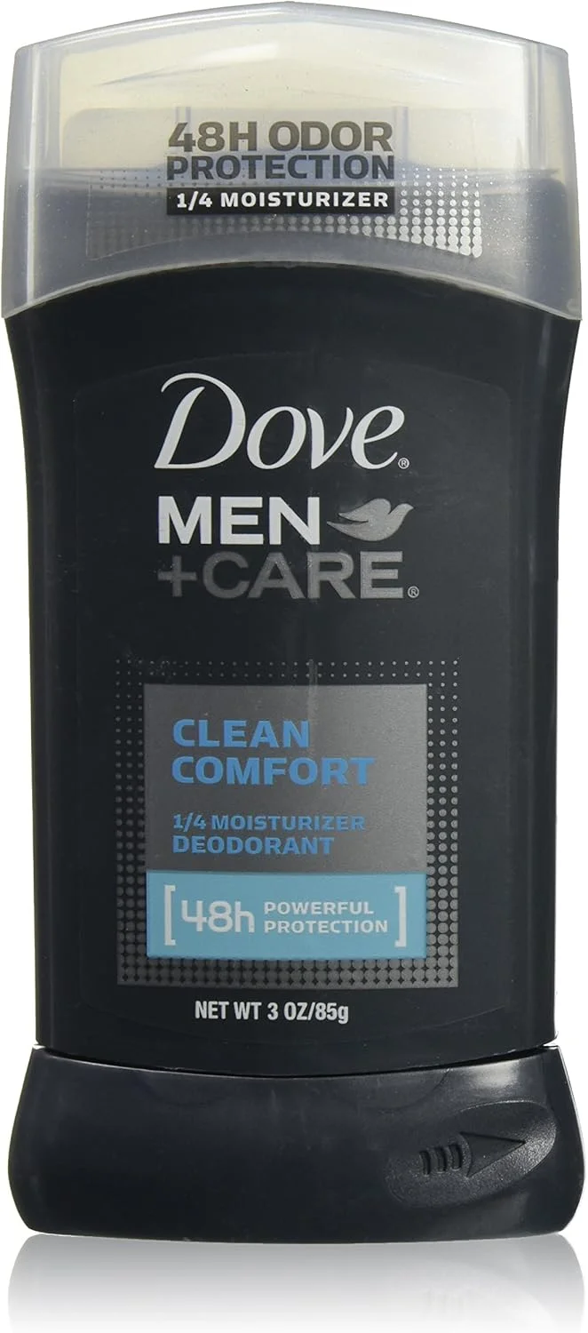 استیک ضد تعریق مردانه داو من+کر، محافظت 48 ساعته در برابر بو، Clean Comfort، بسته 3 عددی