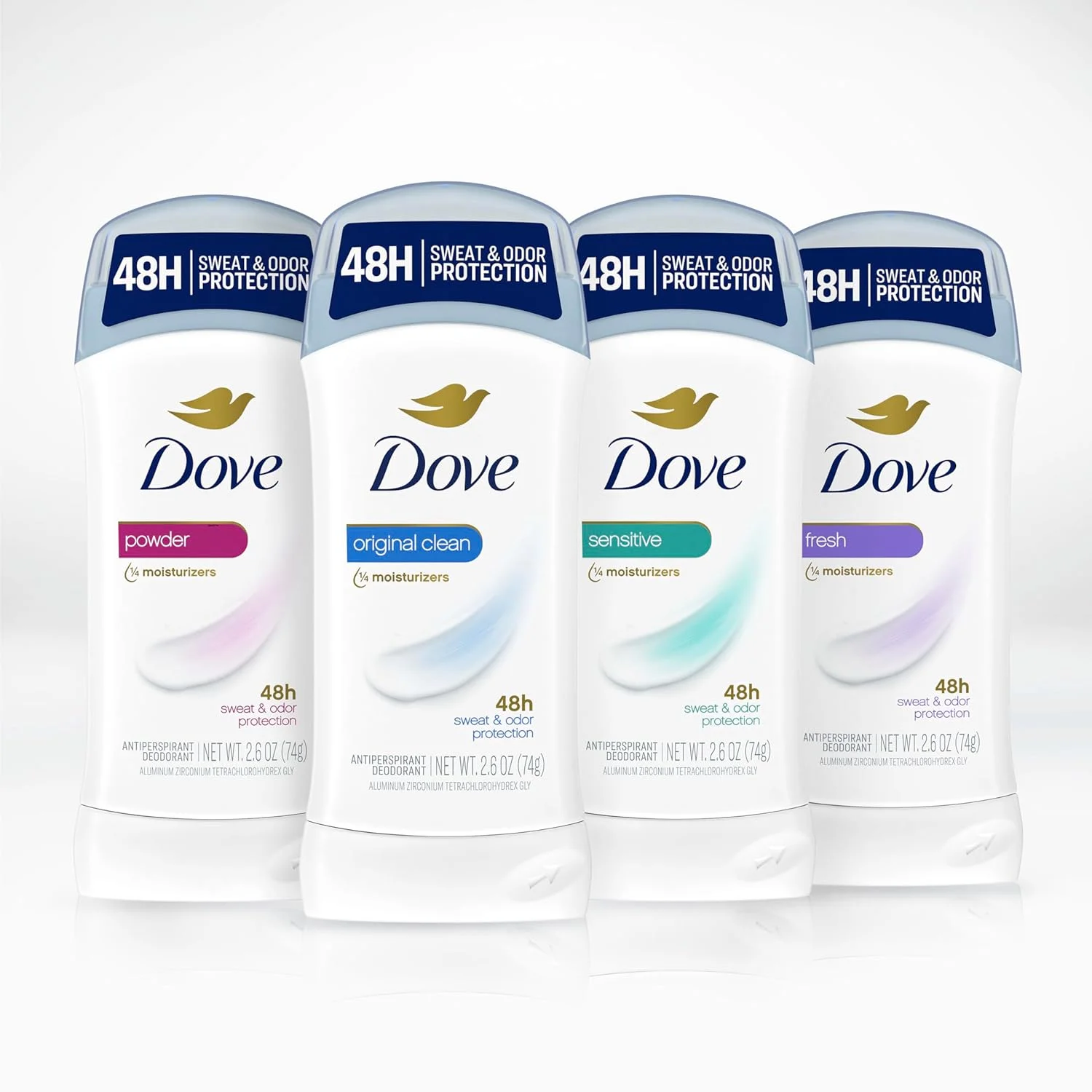 دئو دورانت ضد تعریق Dove Invisible Solids، پودری، 74 گرمی، بسته دوتایی دئو دورانت ضد تعریق Dove Invisible Solids، پودری، 74 گرمی، بسته دوتایی