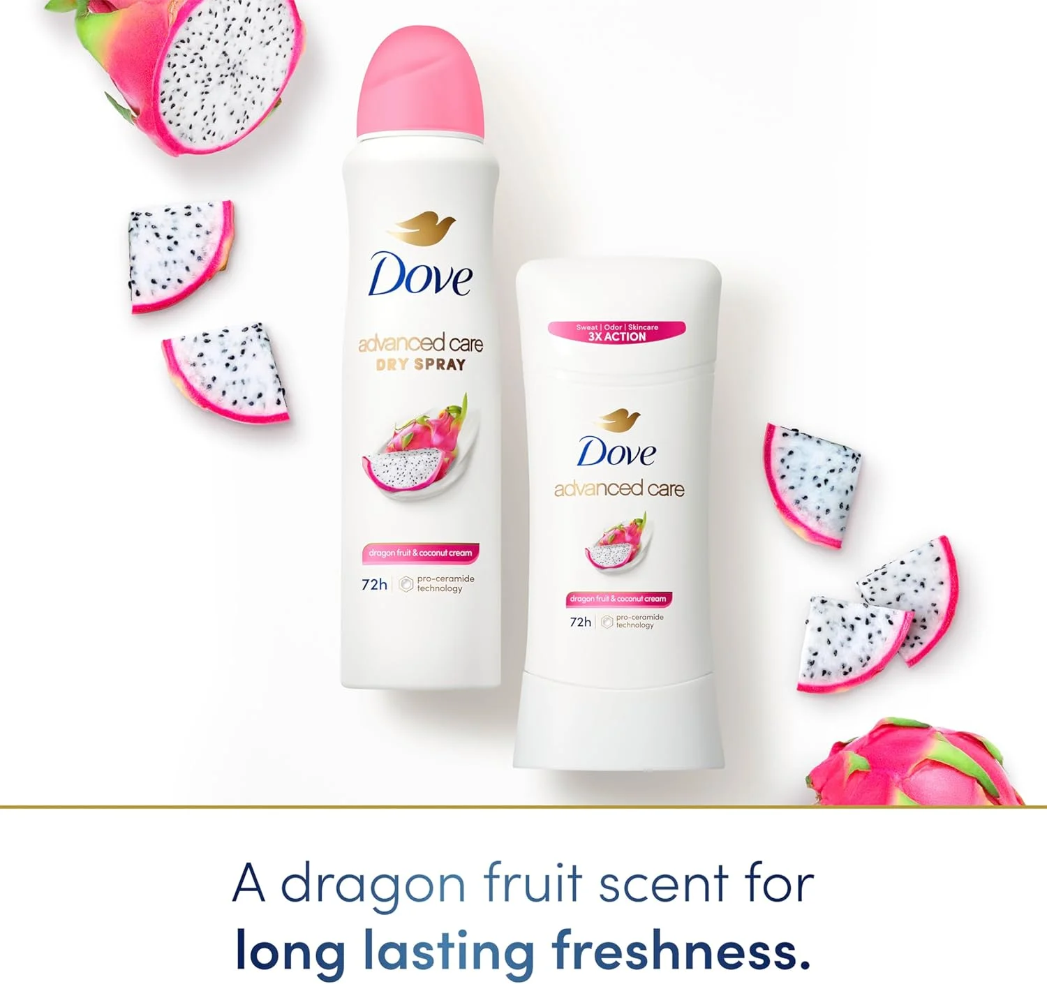 دئودورانت ضد تعریق زنانه داو Advanced Care با رایحه دراگون فروت و کرم نارگیل، بسته 3 عددی، محافظت 72 ساعته در برابر عرق و بو، 74 گرم دئودورانت ضد تعریق زنانه داو Advanced Care با رایحه دراگون فروت و کرم نارگیل، بسته 3 عددی، محافظت 72 ساعته در برابر عرق و بو، 74 گرم