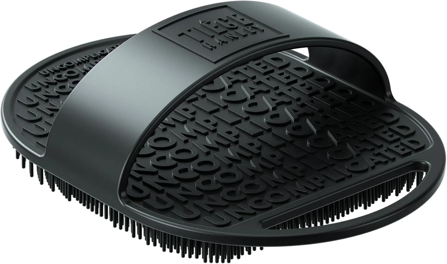 لیف سیلیکونی بدن Tiege Hanley مناسب برای استفاده در حمام - برس دستی ممتاز برای تغذیه، پاکسازی و لایه برداری پوست، بدن و صورت - دارای موهای تقویت کننده کف با دسته ضد لغزش