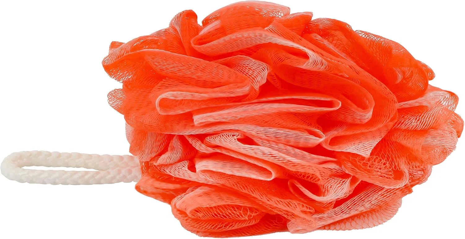 Delcasa DC2991 Bath Ball Scrubber, Orange