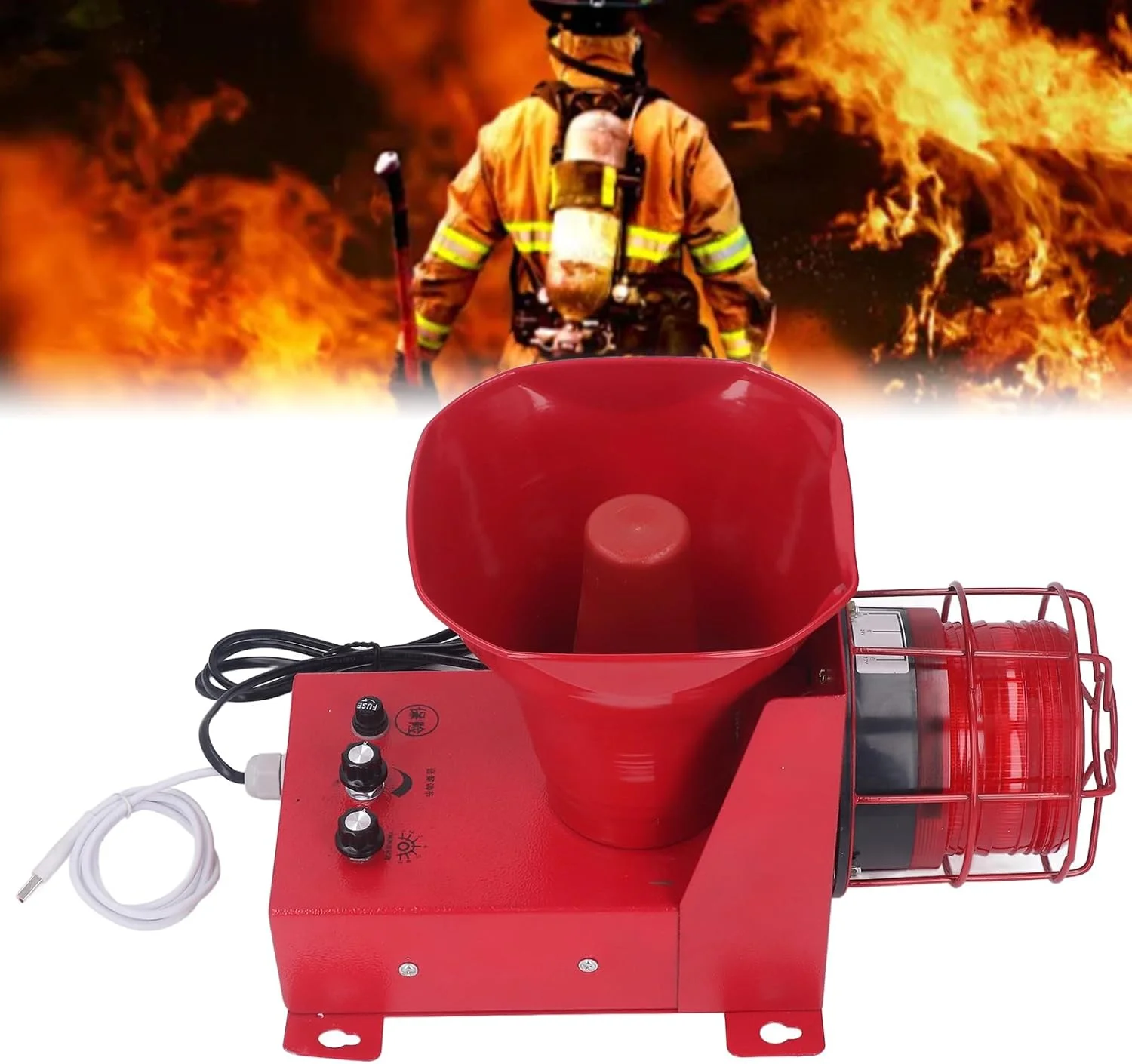 آژیر صنعتی بریلوکسا، بوق نور صدا در فضای باز 180dB، چراغ هشدار دهنده بارق اضطراری ضد آب، آژیر هشدار، چراغ ایمنی چشمک زن، چراغ سیگنال اضطراری (DC12V) آژیر صنعتی بریلوکسا، بوق نور صدا در فضای باز 180dB، چراغ هشدار دهنده بارق اضطراری ضد آب، آژیر هشدار، چراغ ایمنی چشمک زن، چراغ سیگنال اضطراری (DC12V)