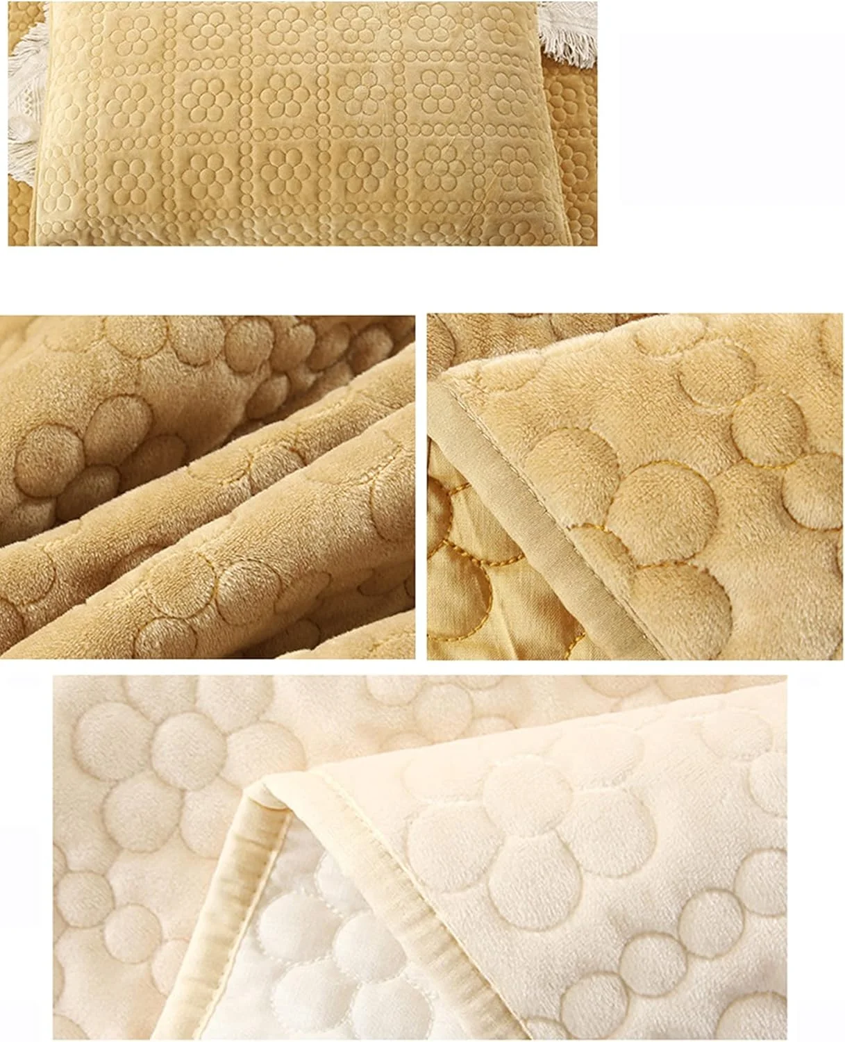 روتختی لحافی ZDmalt طرح دار 243 x 270 سانتی متر، نرم و سبک وزن، روتختی نخی مناسب برای 2 نفر - روتختی لحافی به همراه 2 روبالشتی - روتختی برای زیبایی و گرما، زرد کم رنگ روتختی لحافی ZDmalt طرح دار 243 x 270 سانتی متر، نرم و سبک وزن، روتختی نخی مناسب برای 2 نفر - روتختی لحافی به همراه 2 روبالشتی - روتختی برای زیبایی و گرما، زرد کم رنگ