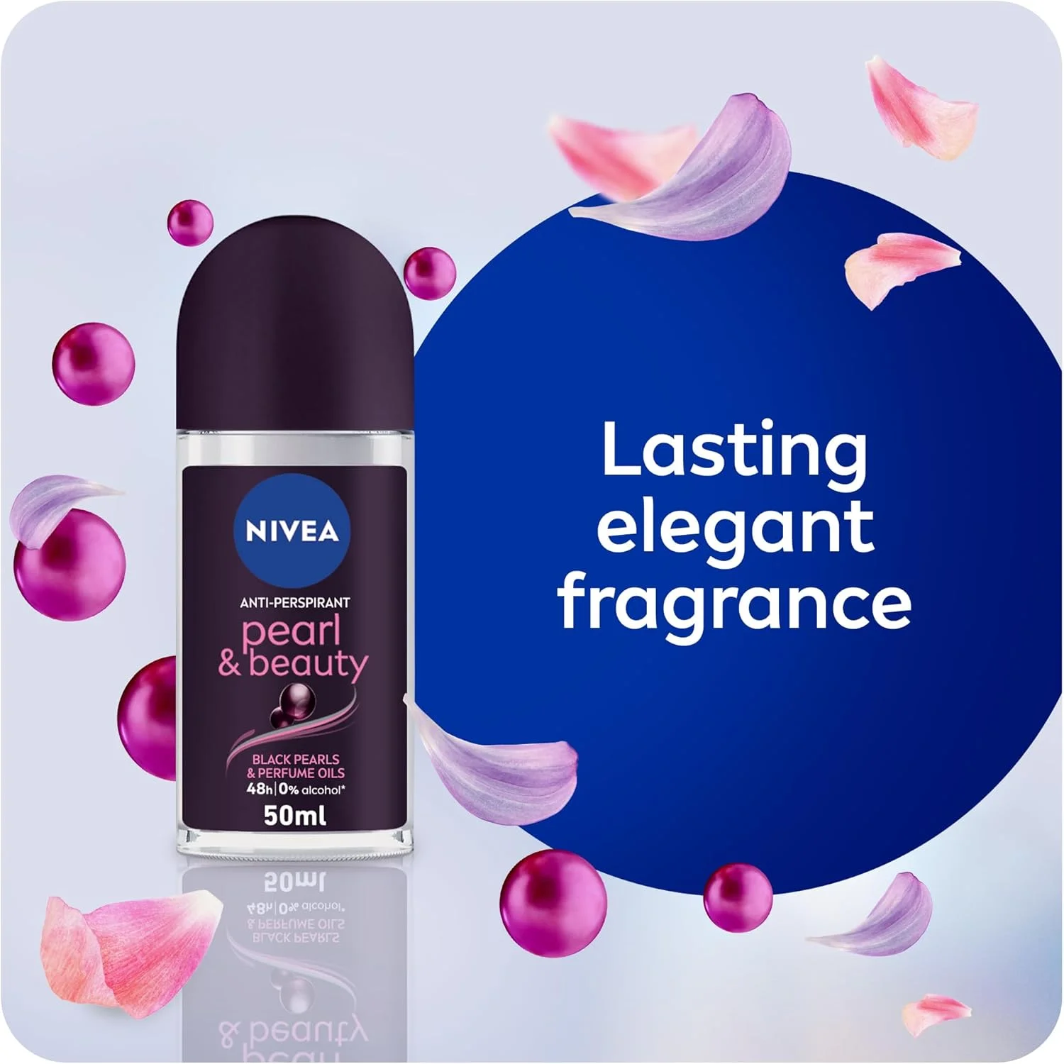 ضد تعریق زنانه نیوآ، مروارید و زیبایی، مروارید سیاه و روغن های عطر، رول-آن 50 میلی لیتر ضد تعریق زنانه نیوآ، مروارید و زیبایی، مروارید سیاه و روغن های عطر، رول-آن 50 میلی لیتر