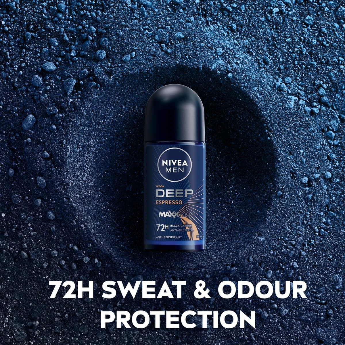 رول ضد تعریق مردانه نیوآ مدل DEEP Black Carbon Antibacterial، با رایحه اسپرسو، 2x50 میلی لیتر رول ضد تعریق مردانه نیوآ مدل DEEP Black Carbon Antibacterial، با رایحه اسپرسو، 2x50 میلی لیتر