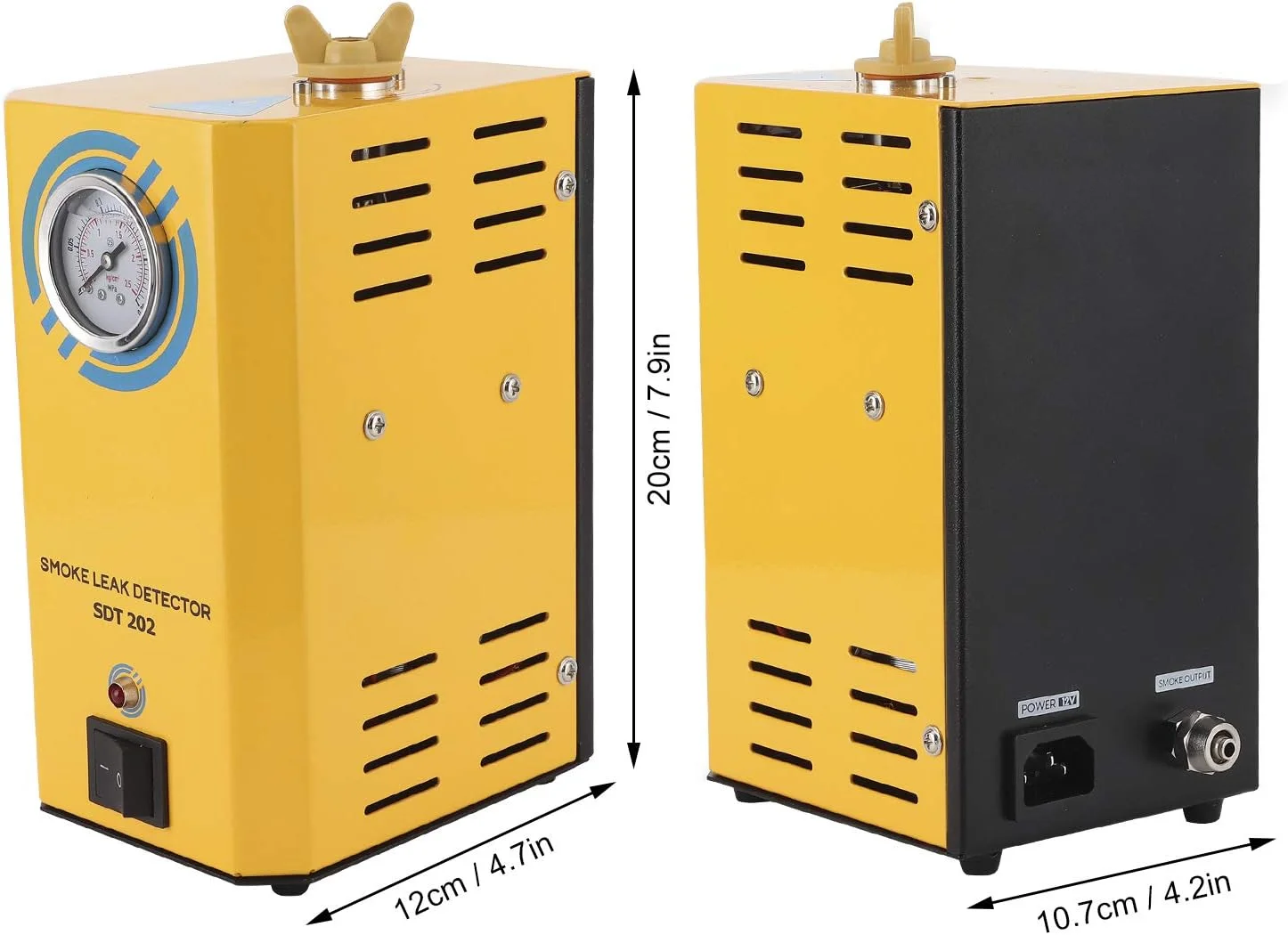 دستگاه تشخیص نشت دود Brilluxa، ابزار تست و تشخیص نشت، تست کننده لوله سیستم خنک کننده اگزوز ورودی SDT-202