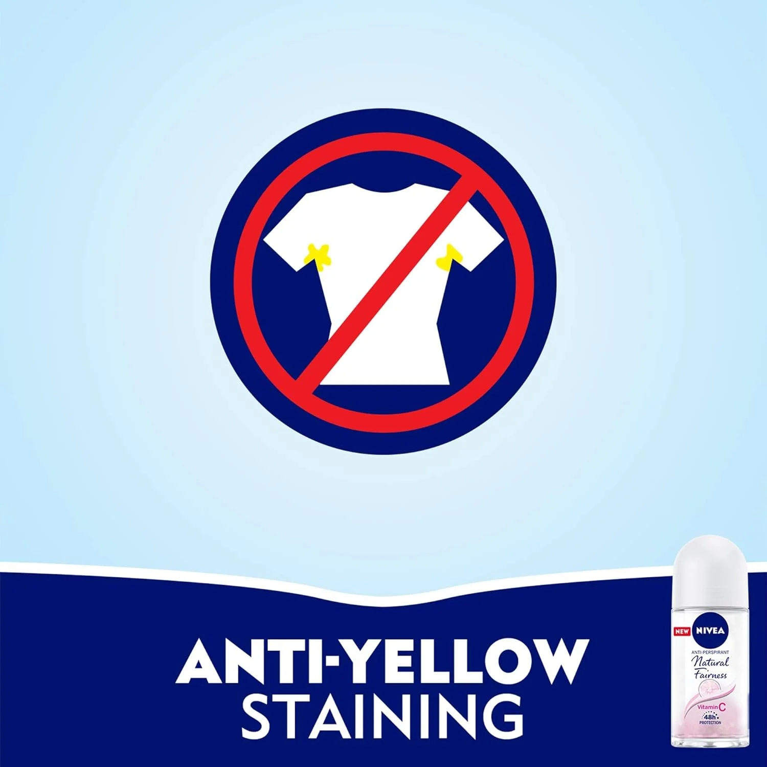NIVEA Antiperspirant Roll-on for Women, 48h Protection, Natural Radiance, 2x50ml NIVEA Antiperspirant Roll-on for Women, 48h Protection, Natural Radiance, 2x50ml