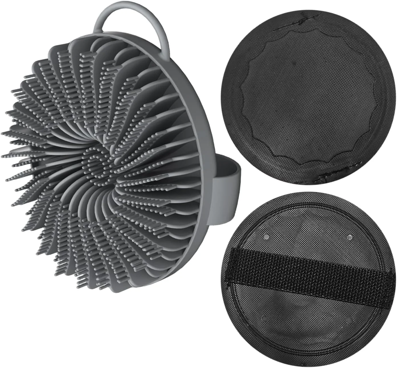 1 برس حمام سیلیکونی و 2 برس اسکراب بدن، لوازم حمام، ابزار تمیز کردن بدن، برس ماساژ بدن، لوازم جانبی مراقبت از بدن