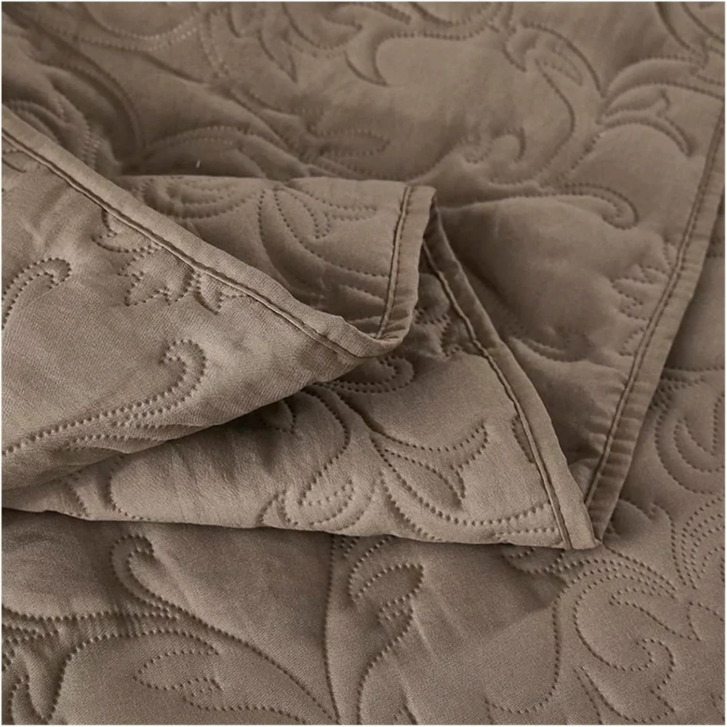 روتختی های لحافی پلی استر پنبه ای یک رنگ YIZUFU، روکش تخت لحافی با روبالشتی سازگار با سایز، سرویس خواب