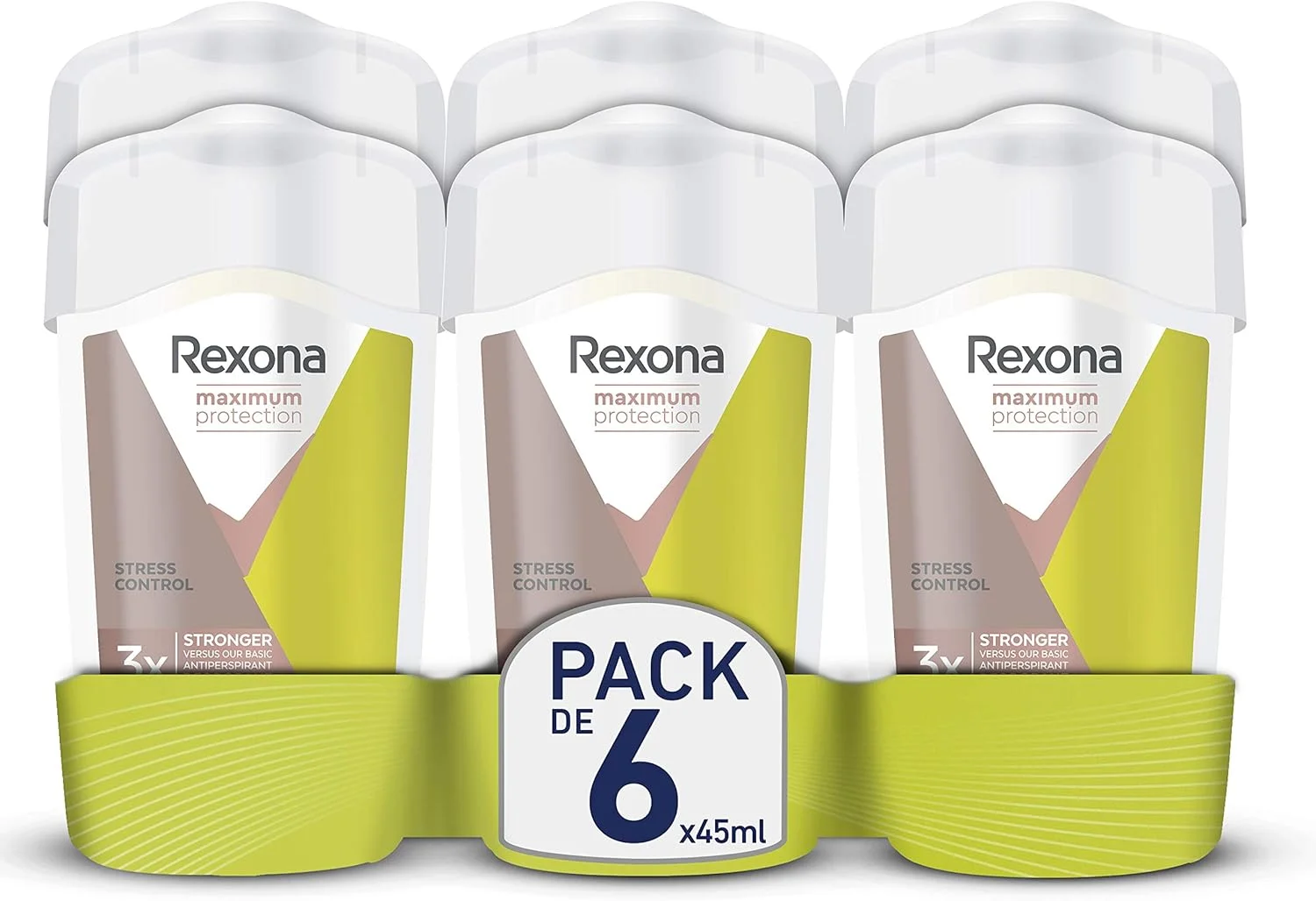 رکسونا® - استیک دئودورانت زنانه - کرم ضد تعریق محافظت حداکثری استرس کنترل زنانه - 6 عدد 45 میلی لیتر - بسته اقتصادی