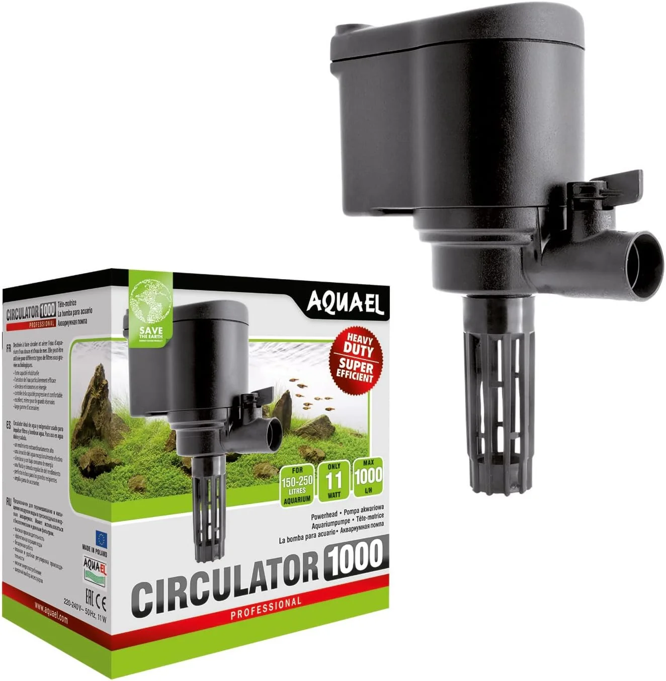 پمپ سیرکولاتور حرفه ای آکوال (Aquael Circulator Professional Pump 1000)