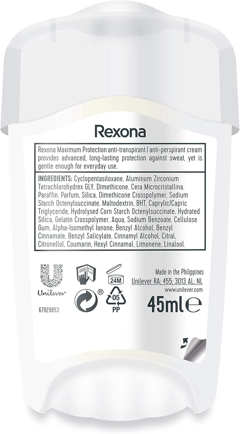 کرم دئودورانت محافظت حداکثری پوست حساس رکسونا زنانه (بسته بندی ممکن است متفاوت باشد)