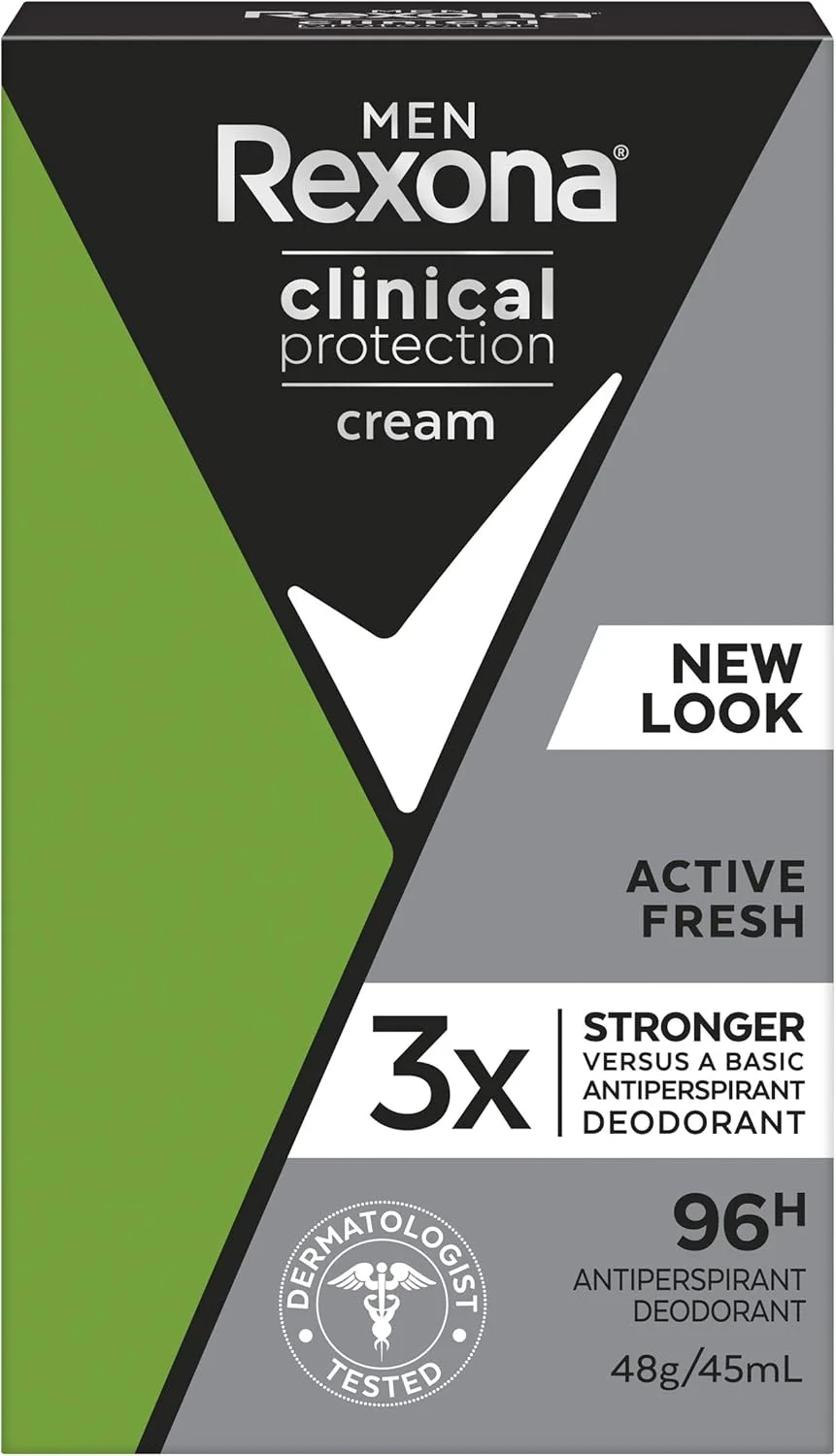 رکسونا کرم ضد تعریق مردانه محافظت بالینی 45 میلی لیتر
