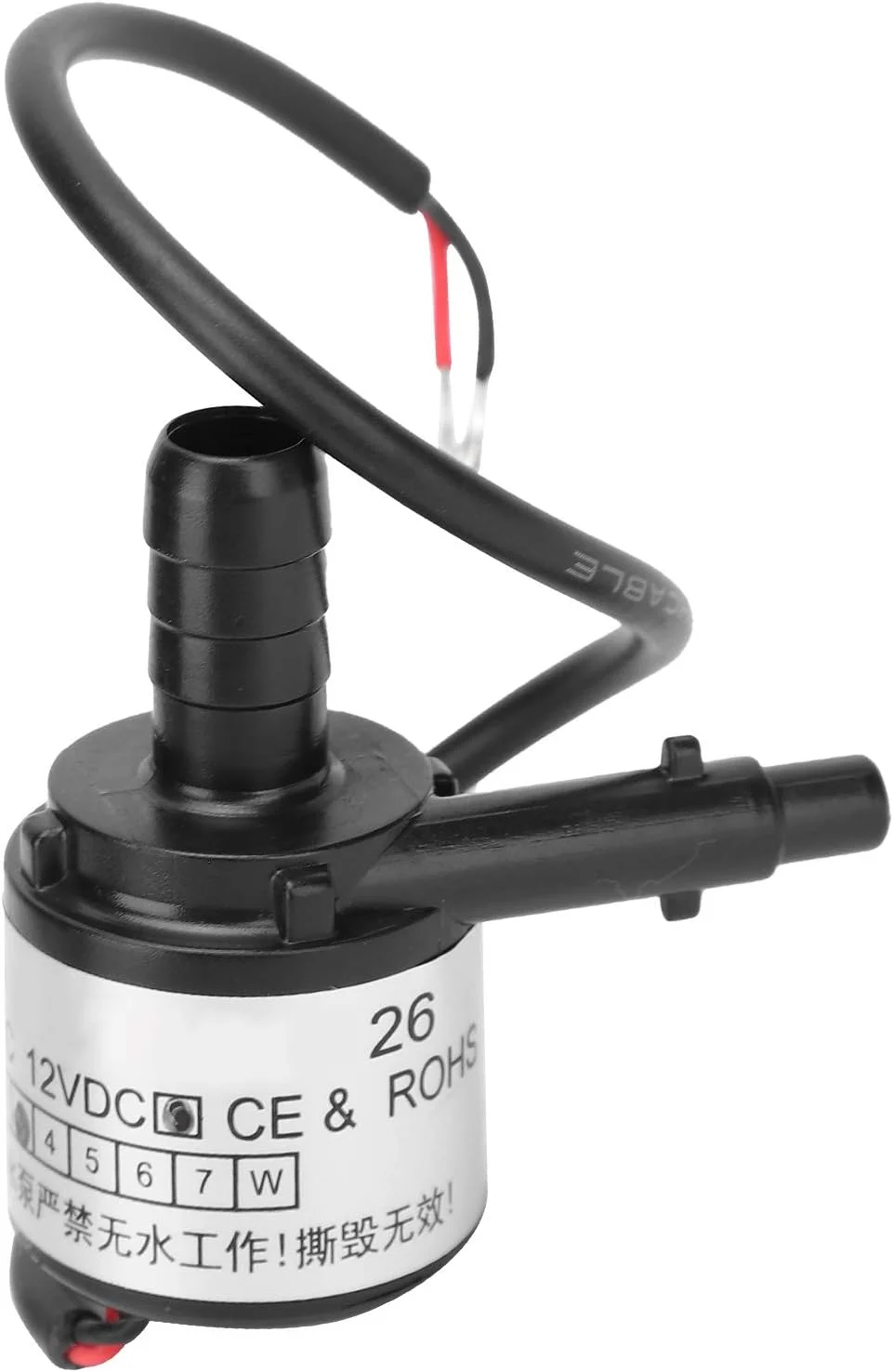 پمپ مارهاینچس LGBL26-05 موتور براشلس فوق العاده بی صدا DC12V 1.2m 90L/H درایو مغناطیسی سانتریفیوژ شناور استخر