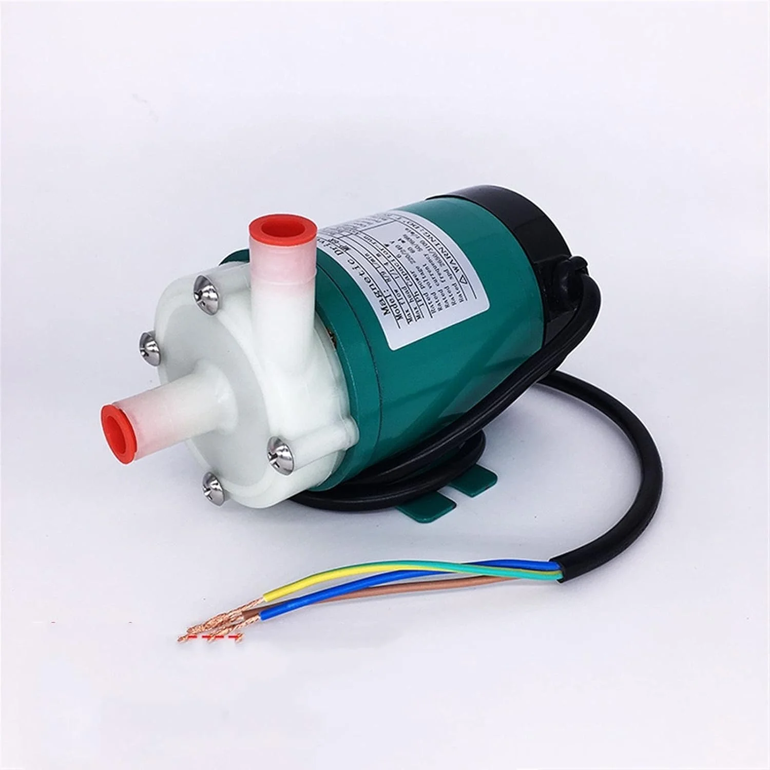 پمپ آب PaRfco مدل MP-10RN با ظرفیت 5 تا 11 لیتر در دقیقه (60 هرتز: 8 تا 12 لیتر در دقیقه) پمپ سیرکولاسیون با درایو مغناطیسی مقاوم در برابر خوردگی اسید و باز (ولتاژ: 240) (سایز: 100)