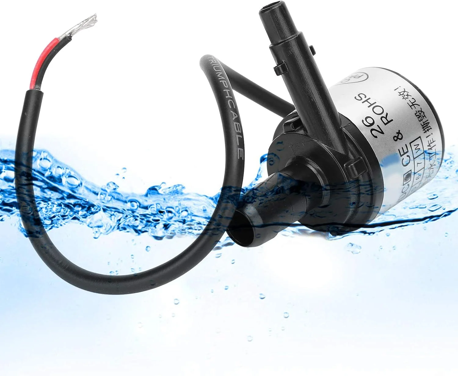 پمپ مارهاینچس LGBL26-05 موتور براشلس فوق العاده بی صدا DC12V 1.2m 90L/H درایو مغناطیسی سانتریفیوژ شناور استخر