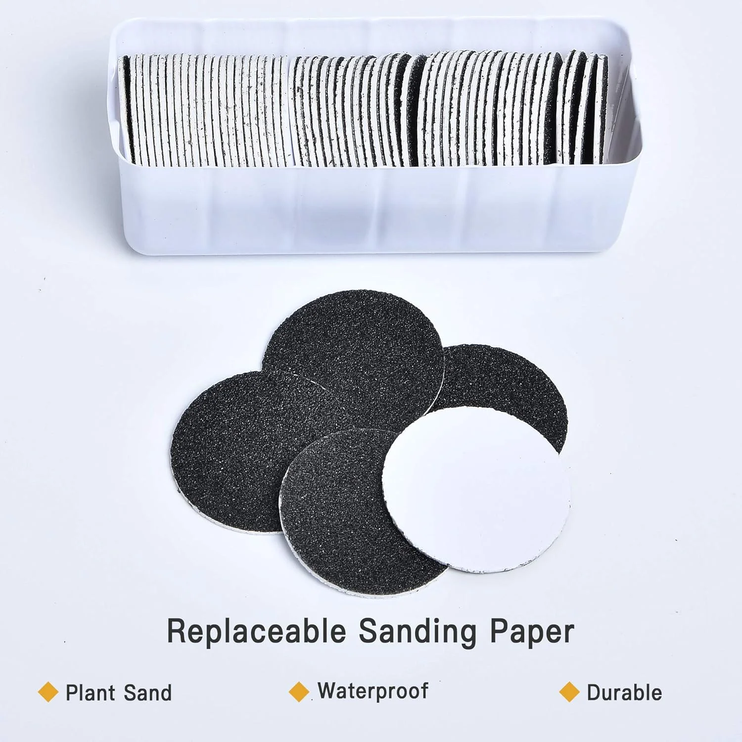 دیسک سمباده جایگزین آکامینو 120 عددی برای سوهان برقی پا - پد سمباده ابزار حرفه ای از بین برنده پینه برای مردان و زنان، پوست های مرده، ترک خورده و پینه های سخت دیسک سمباده جایگزین آکامینو 120 عددی برای سوهان برقی پا - پد سمباده ابزار حرفه ای از بین برنده پینه برای مردان و زنان، پوست های مرده، ترک خورده و پینه های سخت