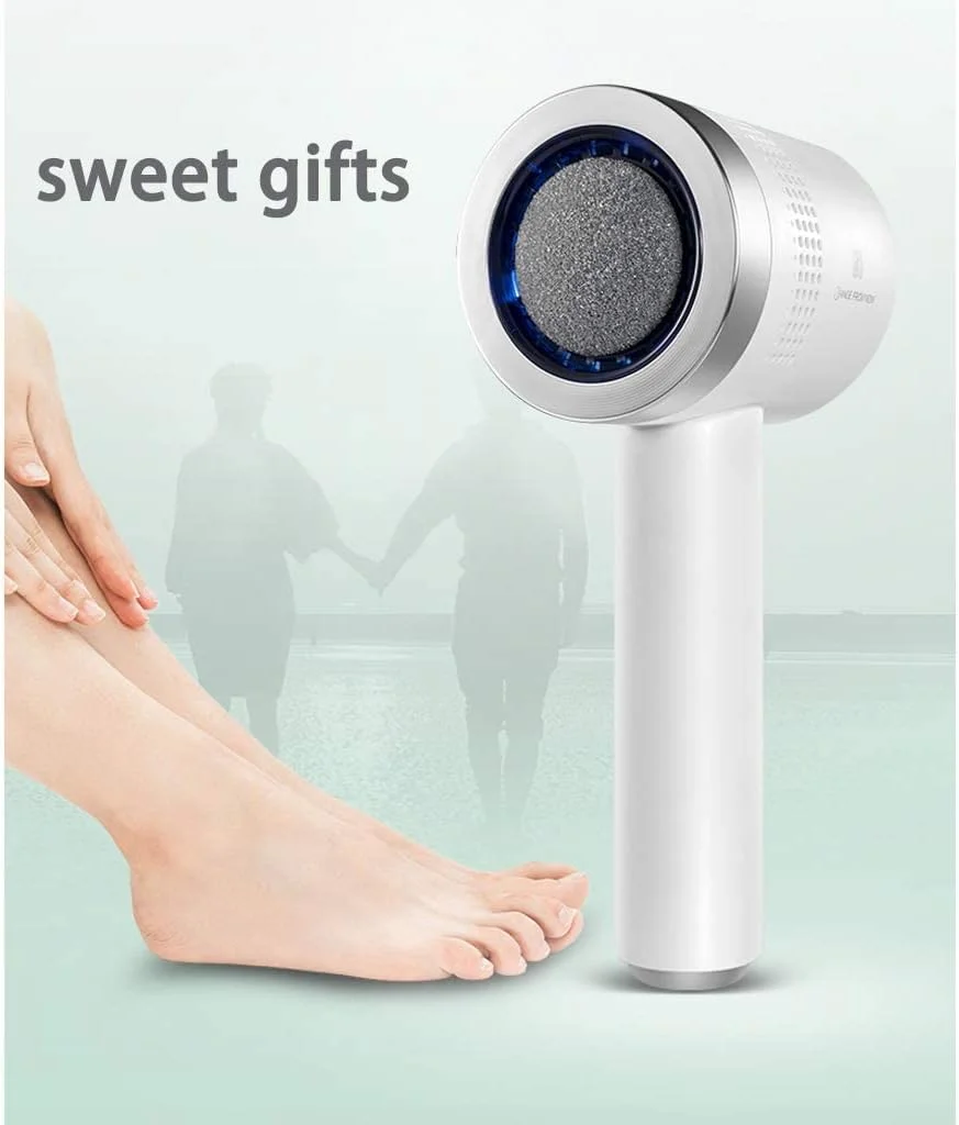 سوهان برقی پا AGAATI، از بین برنده پوست سخت، سنگ پا برقی با مکش خلاء، ابزار حرفه ای از بین برنده پینه پا، قابل شارژ با USB، 2 عدد (2 عدد) (1 عدد) (1 عدد)