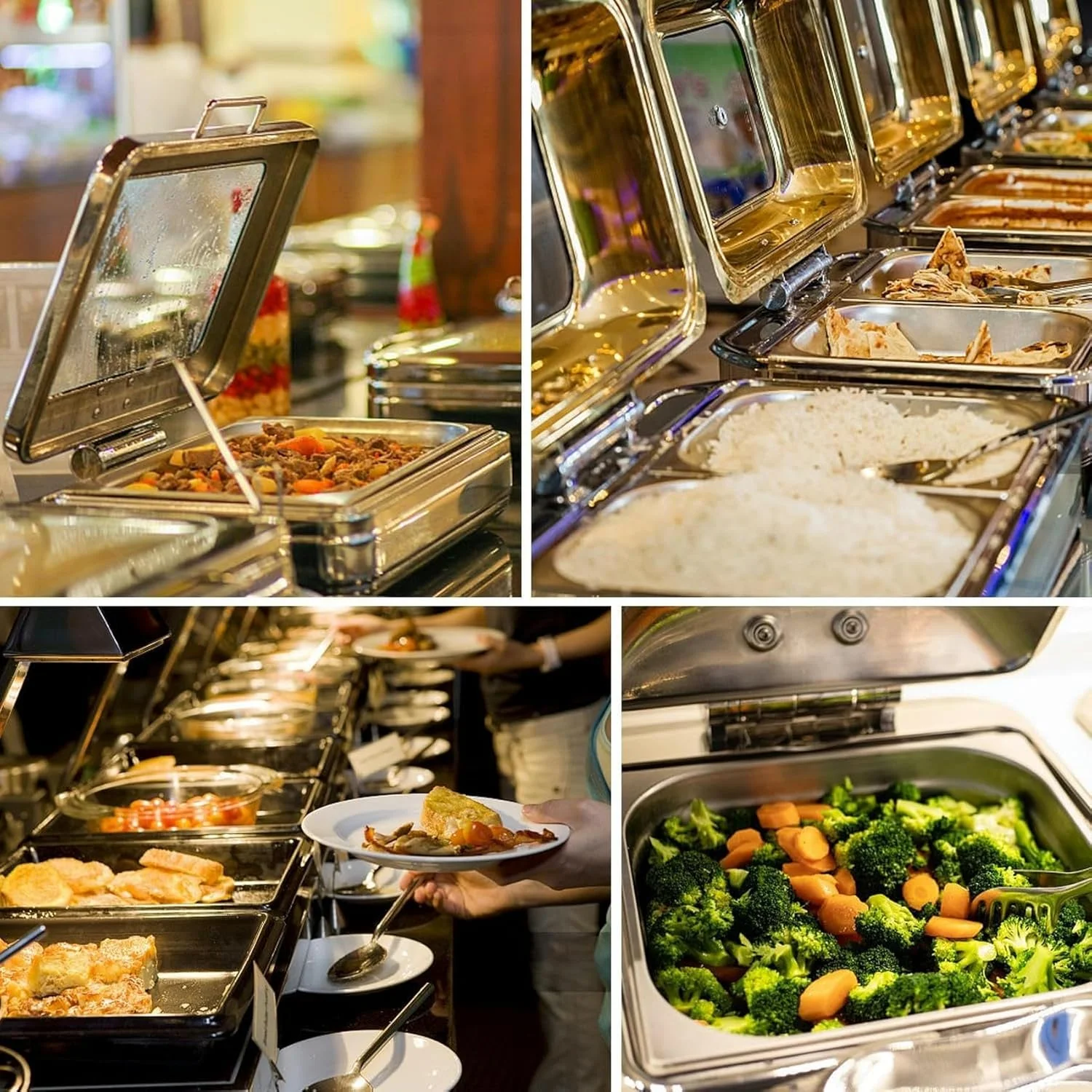 Food Warmer for Party Buffet, 9LElectric Chafing Dish, Buffet rs and Warmers with Temperature Control for Catering, Parties, Home Dinners