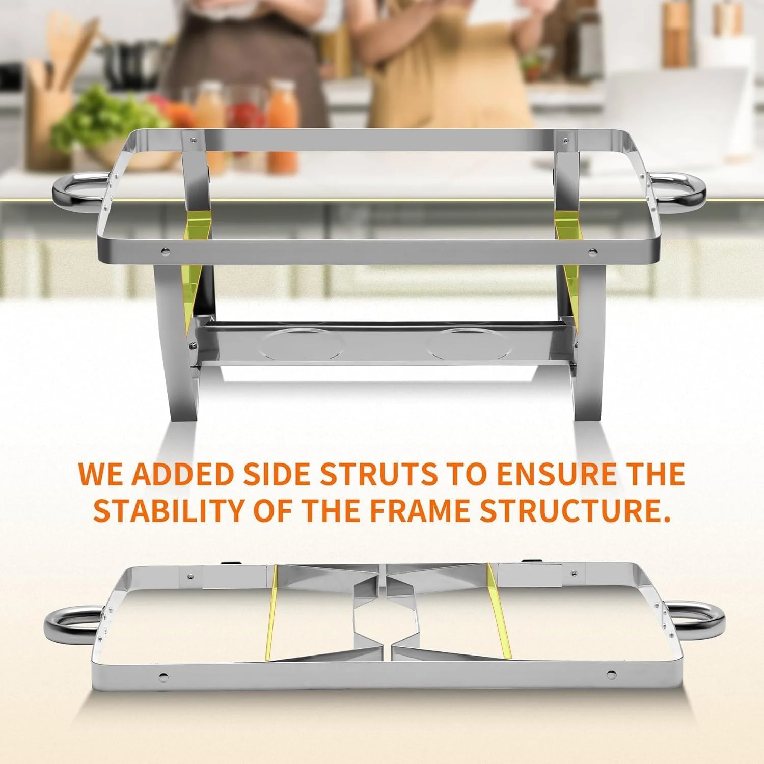 ست گرم نگهدارنده غذا استیل 3Clock، ظرف بوفه با ظرف غذای بزرگ مناسب مهمانی، بوفه، عروسی، ضیافت، رویدادهای پذیرایی (استیل ضد زنگ) ست گرم نگهدارنده غذا استیل 3Clock، ظرف بوفه با ظرف غذای بزرگ مناسب مهمانی، بوفه، عروسی، ضیافت، رویدادهای پذیرایی (استیل ضد زنگ)