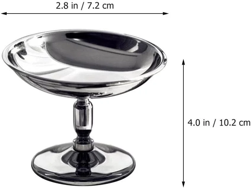 Angoily 2 عدد کاسه دسر کوچک، فنجان بستنی استیل ضد زنگ، کاسه دسر، پارفه، ساندی، ترافل، فنجان دسر پایه دار برای آجیل، پودینگ میوه، میان وعده، غلات، لوازم مهمانی Angoily 2 عدد کاسه دسر کوچک، فنجان بستنی استیل ضد زنگ، کاسه دسر، پارفه، ساندی، ترافل، فنجان دسر پایه دار برای آجیل، پودینگ میوه، میان وعده، غلات، لوازم مهمانی