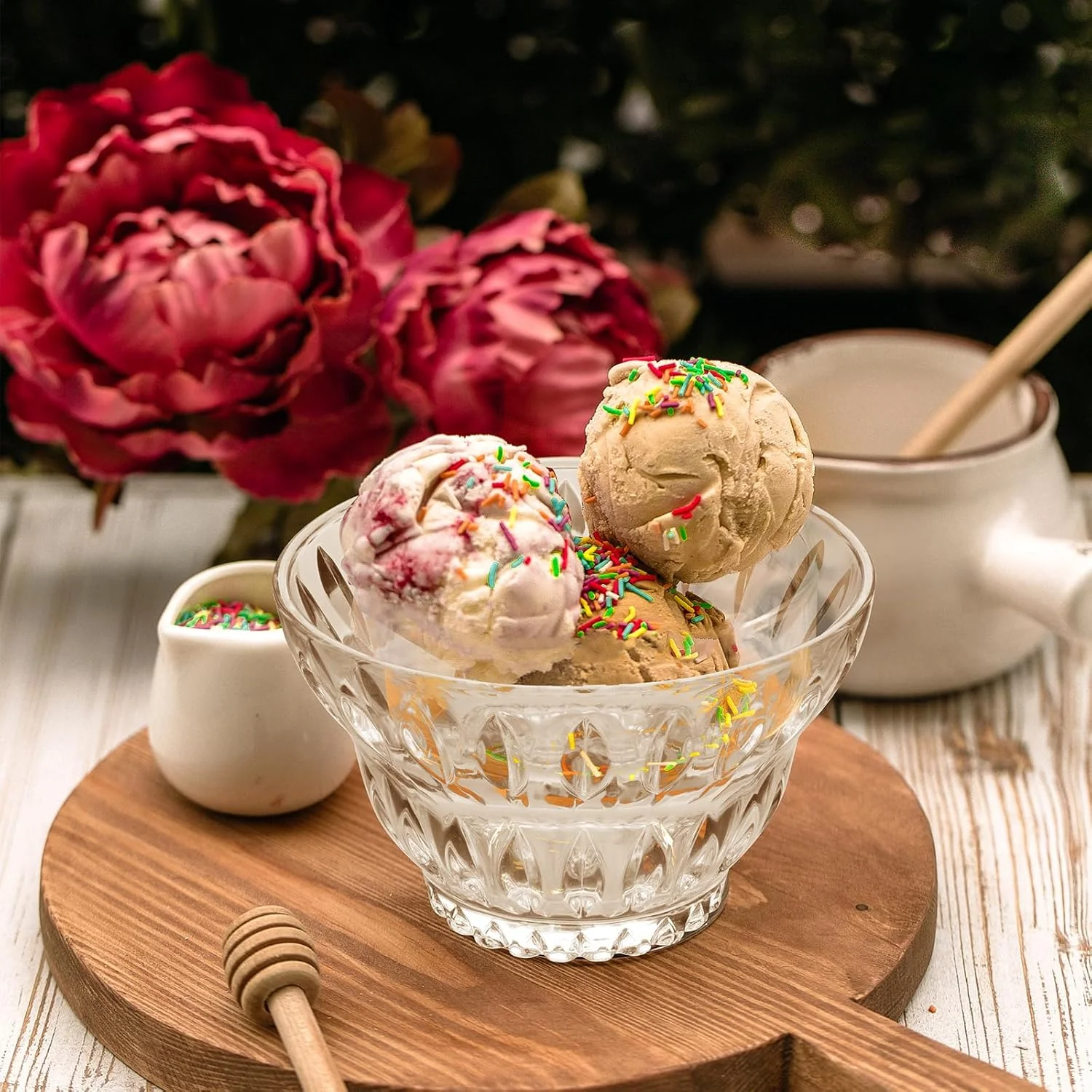 ست کاسه دسر شیشه ای Beautyflier، فنجان بستنی شیشه ای 300 میلی لیتری، کاسه دسر کوچک و زیبا برای دسر، بستنی، میوه، سالاد، تنقلات، کوکتل، چاشنی (شفاف 2، 2 عدد) ست کاسه دسر شیشه ای Beautyflier، فنجان بستنی شیشه ای 300 میلی لیتری، کاسه دسر کوچک و زیبا برای دسر، بستنی، میوه، سالاد، تنقلات، کوکتل، چاشنی (شفاف 2، 2 عدد)