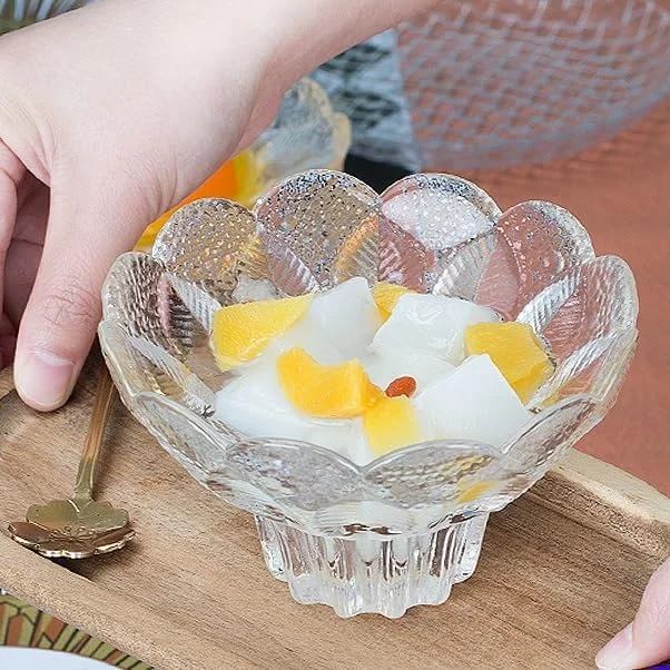 بافنسیجی A، ست 2 عدد کاسه دسر، کاسه دسر شیشه ای، کاسه بستنی، کاسه دسر پایه دار شیشه ای طرح برگ برجسته، ظروف پودینگ سالاد میوه پیش غذا بافنسیجی A، ست 2 عدد کاسه دسر، کاسه دسر شیشه ای، کاسه بستنی، کاسه دسر پایه دار شیشه ای طرح برگ برجسته، ظروف پودینگ سالاد میوه پیش غذا