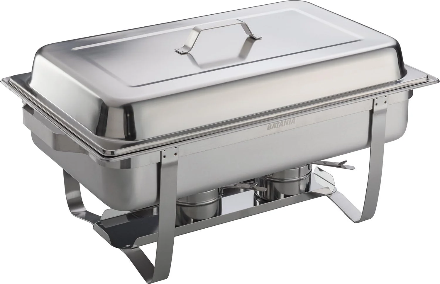 ظروف گرم نگهدارنده غذا باتانیا مدل 2 Chafing Dishes، ست 14 پارچه با کیفیت پذیرایی، استیل ضد زنگ - ظروف گرم کننده سنگین برای بوفه، پذیرایی و باربیکیو ظروف گرم نگهدارنده غذا باتانیا مدل 2 Chafing Dishes، ست 14 پارچه با کیفیت پذیرایی، استیل ضد زنگ - ظروف گرم کننده سنگین برای بوفه، پذیرایی و باربیکیو