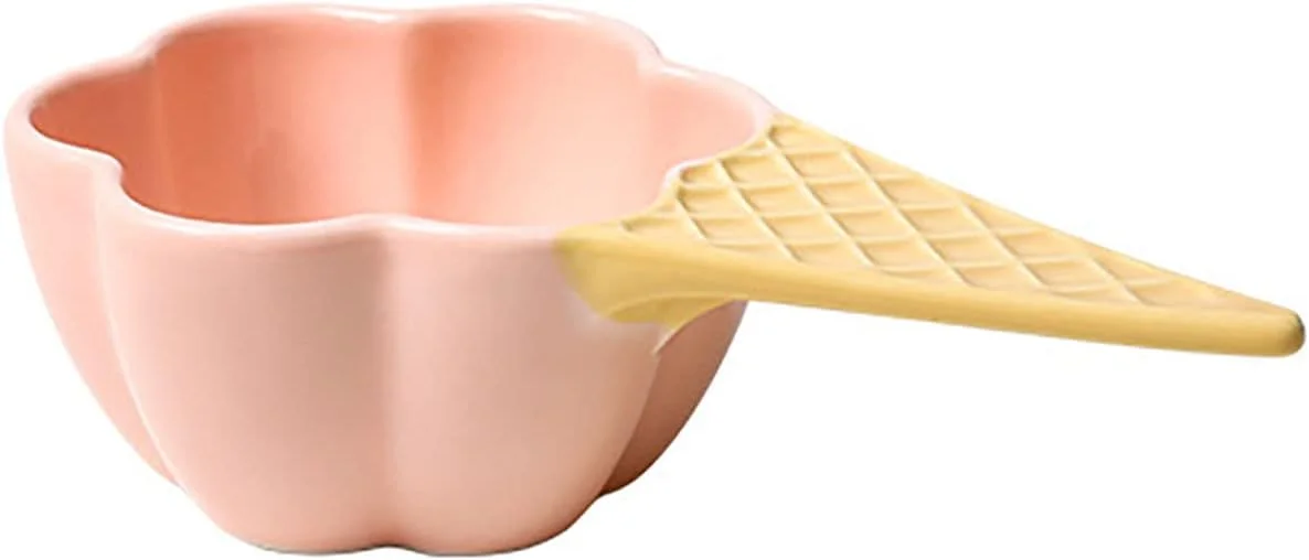 کاسه دسر سرامیکی تک عددی CAPRIZ، قالب یخ 170 میلی لیتری، کاسه کوچک تنقلات با دسته، کاسه سرو بستنی سرامیکی زیبا، فنجان بستنی خوری برای غلات، آجیل، میوه، پودینگ، سالاد، (#2) کاسه دسر سرامیکی تک عددی CAPRIZ، قالب یخ 170 میلی لیتری، کاسه کوچک تنقلات با دسته، کاسه سرو بستنی سرامیکی زیبا، فنجان بستنی خوری برای غلات، آجیل، میوه، پودینگ، سالاد، (#2)