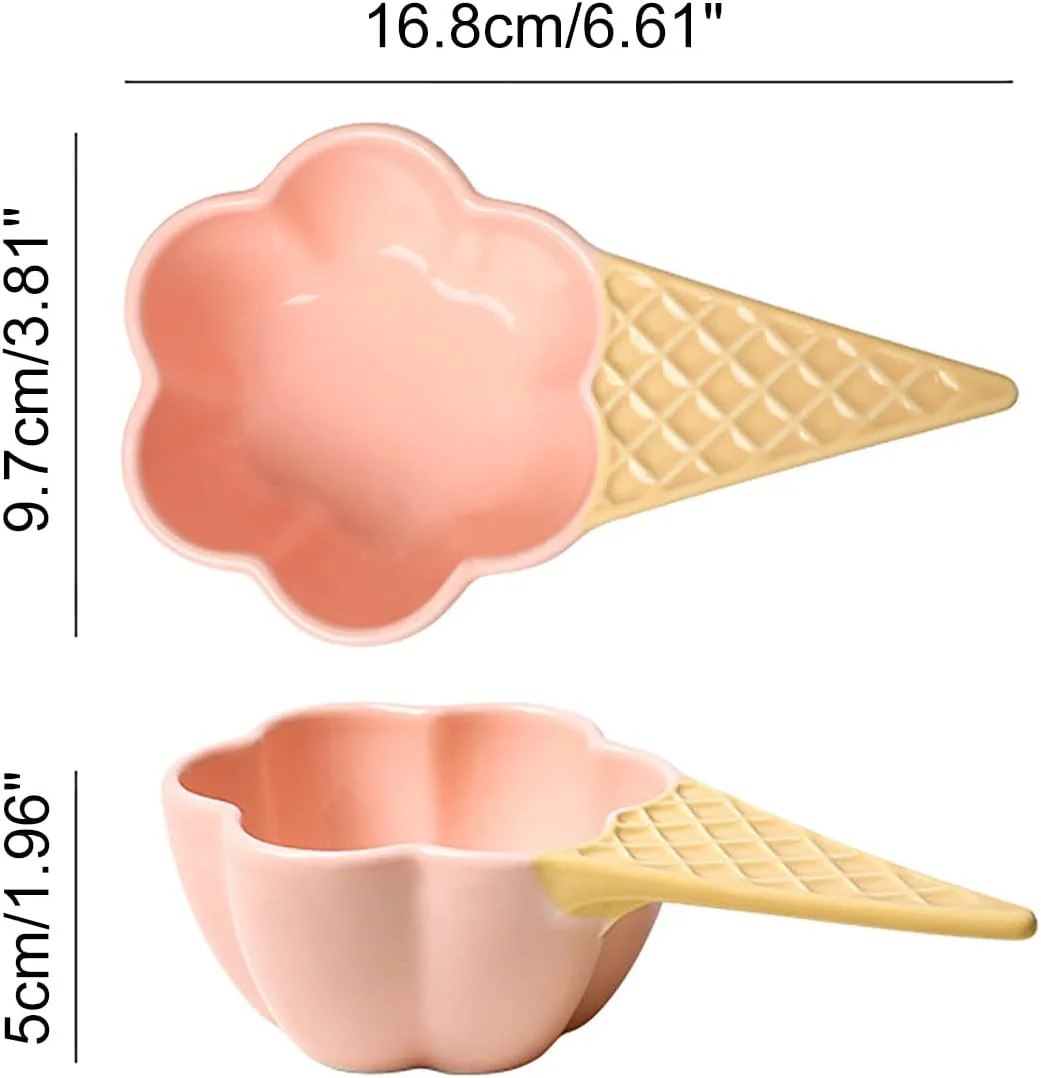 کاسه دسر سرامیکی تک عددی CAPRIZ، قالب یخ 170 میلی لیتری، کاسه کوچک تنقلات با دسته، کاسه سرو بستنی سرامیکی زیبا، فنجان بستنی خوری برای غلات، آجیل، میوه، پودینگ، سالاد، (#2) کاسه دسر سرامیکی تک عددی CAPRIZ، قالب یخ 170 میلی لیتری، کاسه کوچک تنقلات با دسته، کاسه سرو بستنی سرامیکی زیبا، فنجان بستنی خوری برای غلات، آجیل، میوه، پودینگ، سالاد، (#2)