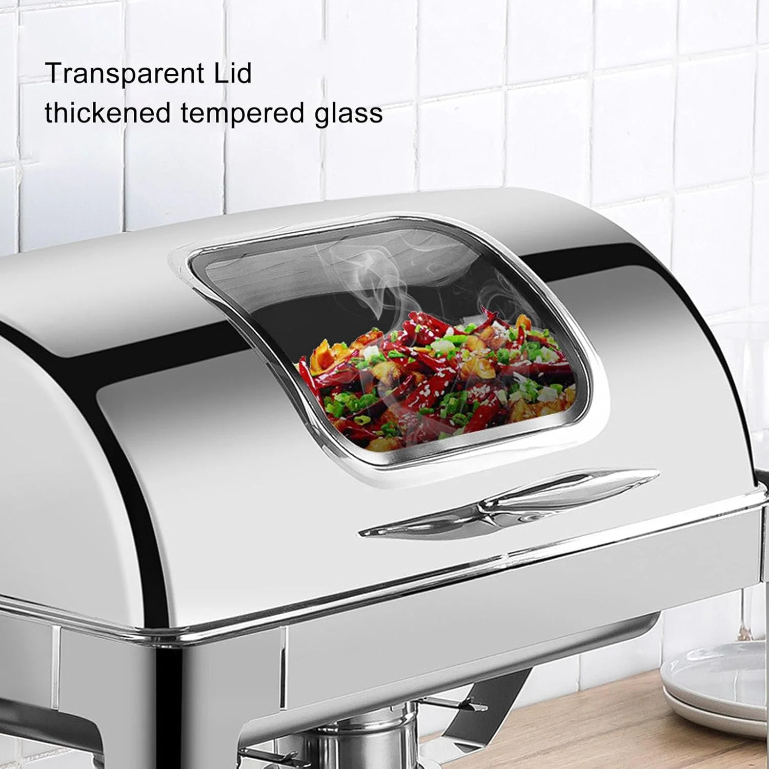 ظرف گرم نگهدارنده غذا بوفه استیل 9 لیتری BusoTh، گرمکن غذا پذیرایی بوفه با درب شیشه ای شفاف، گرمکن الکلی غذا برای هتل ها، رستوران ها، بوفه (استیل ضد زنگ) ظرف گرم نگهدارنده غذا بوفه استیل 9 لیتری BusoTh، گرمکن غذا پذیرایی بوفه با درب شیشه ای شفاف، گرمکن الکلی غذا برای هتل ها، رستوران ها، بوفه (استیل ضد زنگ)