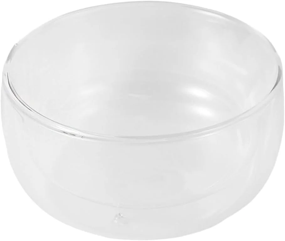 کاسه شیشه ای Cabilock مناسب برای مخلوط کردن، فنجان نودل، کاسه های کریستالی زیبا، کاسه های رستورانی، لیوان های بزرگ دسر، ظروف سس، ظروف شیشه ای دوجداره، ادویه جات، خامه، کاسه های سرو دسر