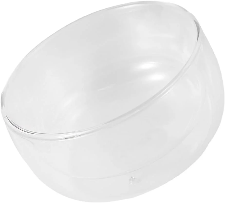 کاسه شیشه ای Cabilock مناسب برای مخلوط کردن، فنجان نودل، کاسه های کریستالی زیبا، کاسه های رستورانی، لیوان های بزرگ دسر، ظروف سس، ظروف شیشه ای دوجداره، ادویه جات، خامه، کاسه های سرو دسر