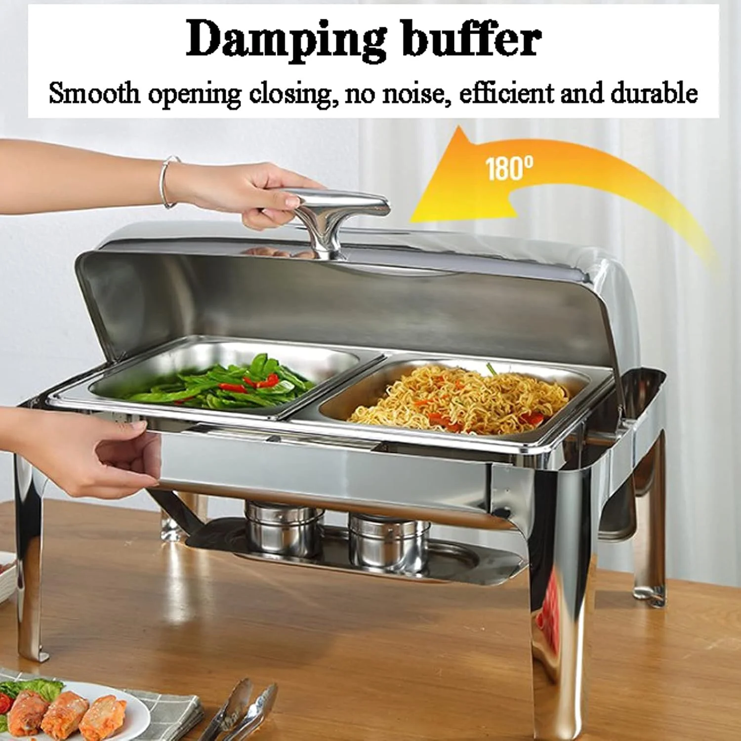 گرمکن غذا 9 و 13 لیتری، گرمکن برقی غذا برای مهمانی ها و بوفه ها، سرور بوفه استیل ضد زنگ 220 ولت 400 وات و گرمکن غذا برای گرم نگه داشتن غذا گرمکن غذا 9 و 13 لیتری، گرمکن برقی غذا برای مهمانی ها و بوفه ها، سرور بوفه استیل ضد زنگ 220 ولت 400 وات و گرمکن غذا برای گرم نگه داشتن غذا
