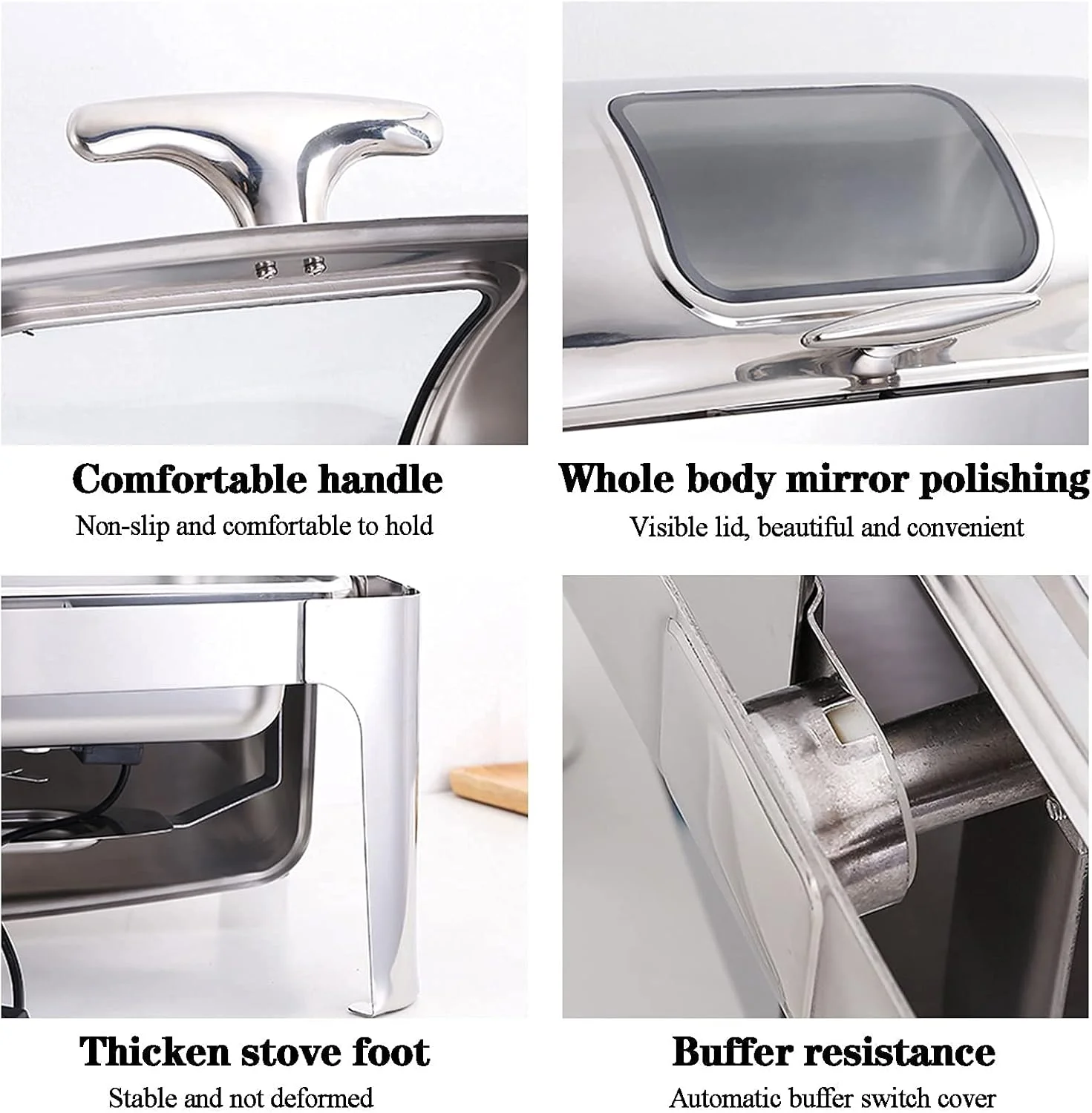 گرمکن غذا 9 و 13 لیتری، گرمکن برقی غذا برای مهمانی ها و بوفه ها، سرور بوفه استیل ضد زنگ 220 ولت 400 وات و گرمکن غذا برای گرم نگه داشتن غذا گرمکن غذا 9 و 13 لیتری، گرمکن برقی غذا برای مهمانی ها و بوفه ها، سرور بوفه استیل ضد زنگ 220 ولت 400 وات و گرمکن غذا برای گرم نگه داشتن غذا