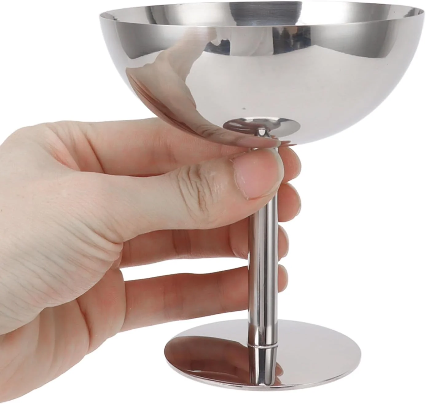 ظرف بستنی خوری استیل Cocoarm، ظرف دسر، بستنی، کاسه های شیشه ای، لیوان دسر پایه دار، شکل گرد، ظرف دسر برای مهمانی، خانواده، بار ظرف بستنی خوری استیل Cocoarm، ظرف دسر، بستنی، کاسه های شیشه ای، لیوان دسر پایه دار، شکل گرد، ظرف دسر برای مهمانی، خانواده، بار