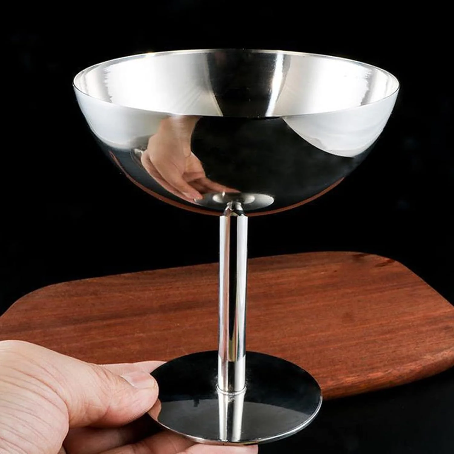 ظرف بستنی خوری استیل Cocoarm، ظرف دسر، بستنی، کاسه های شیشه ای، لیوان دسر پایه دار، شکل گرد، ظرف دسر برای مهمانی، خانواده، بار ظرف بستنی خوری استیل Cocoarm، ظرف دسر، بستنی، کاسه های شیشه ای، لیوان دسر پایه دار، شکل گرد، ظرف دسر برای مهمانی، خانواده، بار