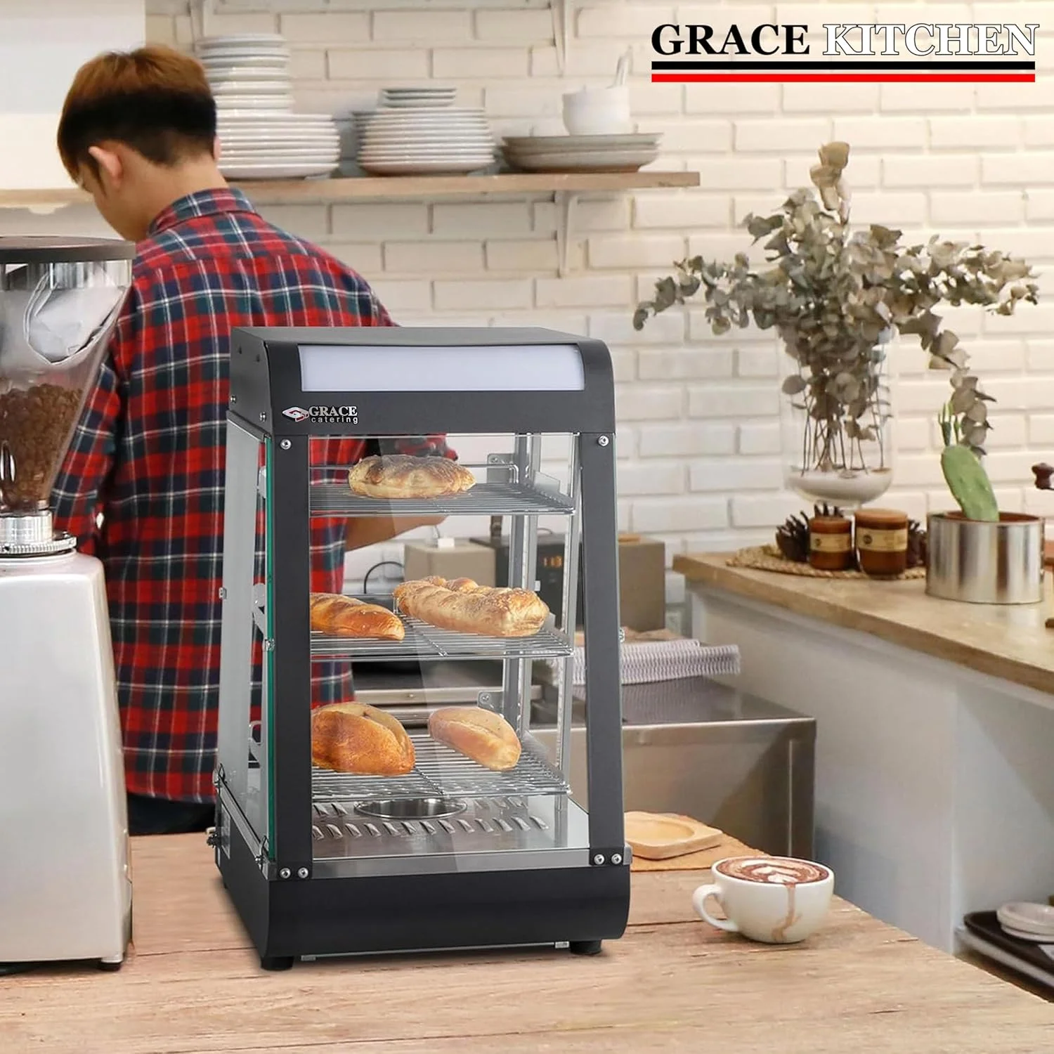 گرمکن غذا تجاری گریس، گرمکن پیتزا، 3 طبقه، گرمکن شیرینی، درب های کشویی شیشه ای سکوریت، ویترین گرمکن پیتزا، نور گرم LED، گرمکن ویترینی غذا (NB-604-380x480x640) گرمکن غذا تجاری گریس، گرمکن پیتزا، 3 طبقه، گرمکن شیرینی، درب های کشویی شیشه ای سکوریت، ویترین گرمکن پیتزا، نور گرم LED، گرمکن ویترینی غذا (NB-604-380x480x640)