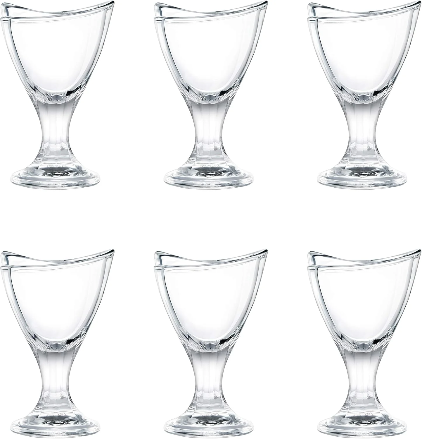 ظرف بستنی خوری Ocean Delight، ست 6 عددی، شفاف، 155 میلی لیتر، P02617، کاسه دسر، کاسه سرو، کاسه جانبی