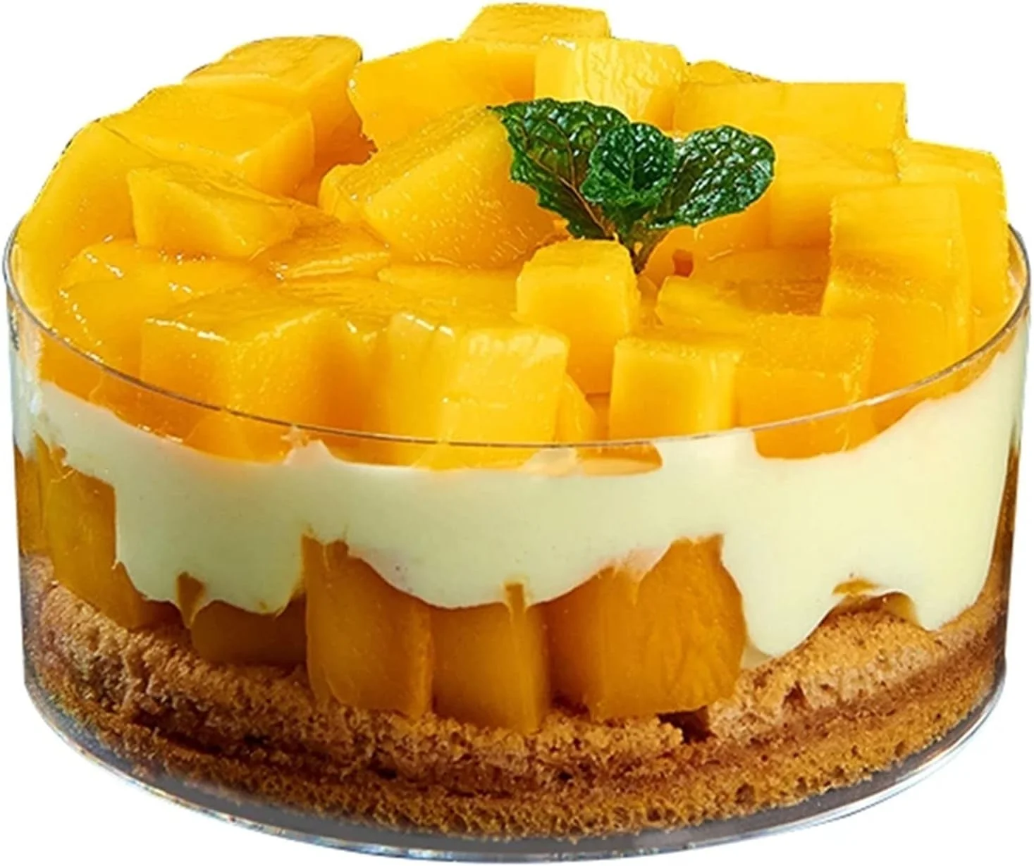 ظروف دسر DHXYZM، 140 میلی لیتر، ظروف پلاستیکی یکبار مصرف، کاسه دسر برای مهمانی و عروسی، 10 عدد، مناسب برای پذیرایی عروسی (رنگ: شفاف، اندازه: یک سایز)