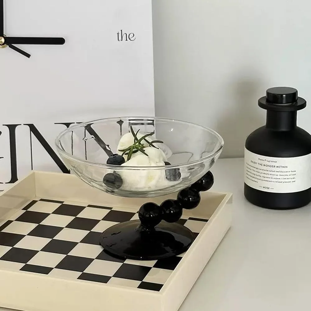 کاسه دسر شیشه ای، فنجان بستنی پایه دار، کاسه های ترایفل شفاف برای بستنی، ماست، سالاد، پودینگ، کوکتل، چاشنی، ظروف غذاخوری شیک