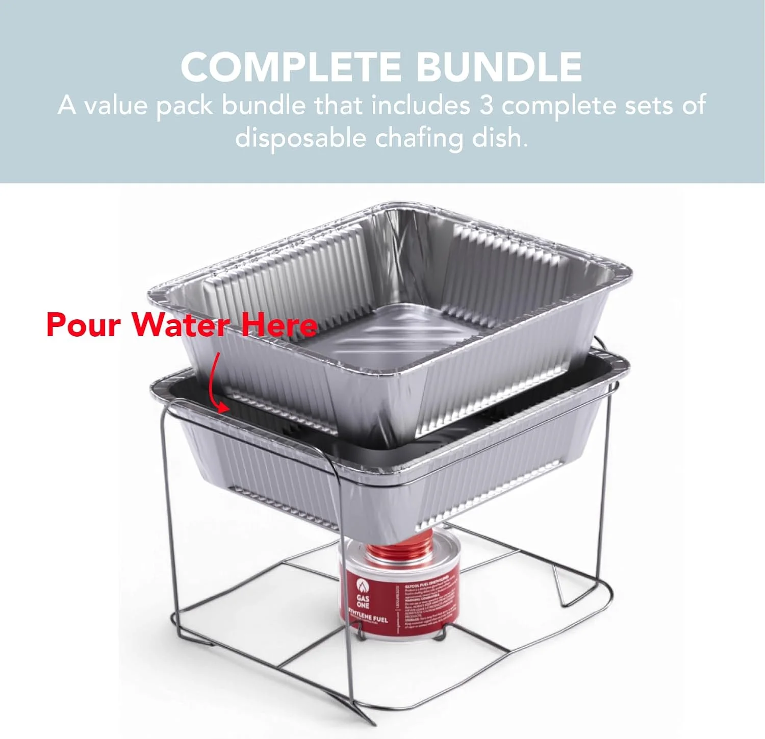 ست گرم نگهدارنده غذا آلفا لیوینگ، مناسب بوفه و مهمانی، شامل ظروف یکبار مصرف، ظروف نیم سایز و سینی گرم کننده (بسته 3 عددی) ست گرم نگهدارنده غذا آلفا لیوینگ، مناسب بوفه و مهمانی، شامل ظروف یکبار مصرف، ظروف نیم سایز و سینی گرم کننده (بسته 3 عددی)