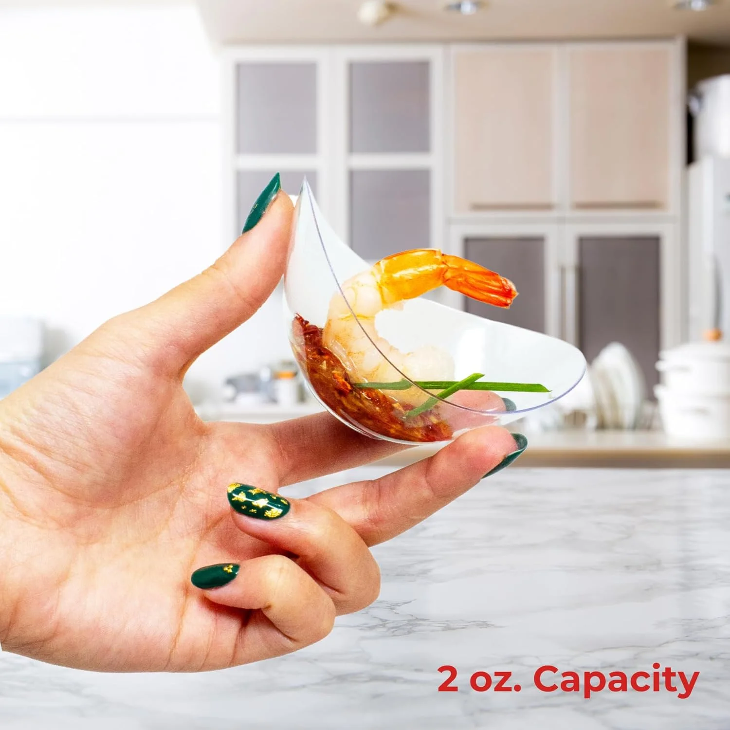 بسته 50 عددی مینی کاسه دسر گلبرگی یکبار مصرف 2 اونسی، فنجان های دسر پلاستیکی شفاف قابل بازیافت برای بستنی و تست، مینی فنجان های پلاستیکی کوچک، فنجان های تست مینی ایده آل برای عروسی ها و مهمانی ها - CMJJ بسته 50 عددی مینی کاسه دسر گلبرگی یکبار مصرف 2 اونسی، فنجان های دسر پلاستیکی شفاف قابل بازیافت برای بستنی و تست، مینی فنجان های پلاستیکی کوچک، فنجان های تست مینی ایده آل برای عروسی ها و مهمانی ها - CMJJ